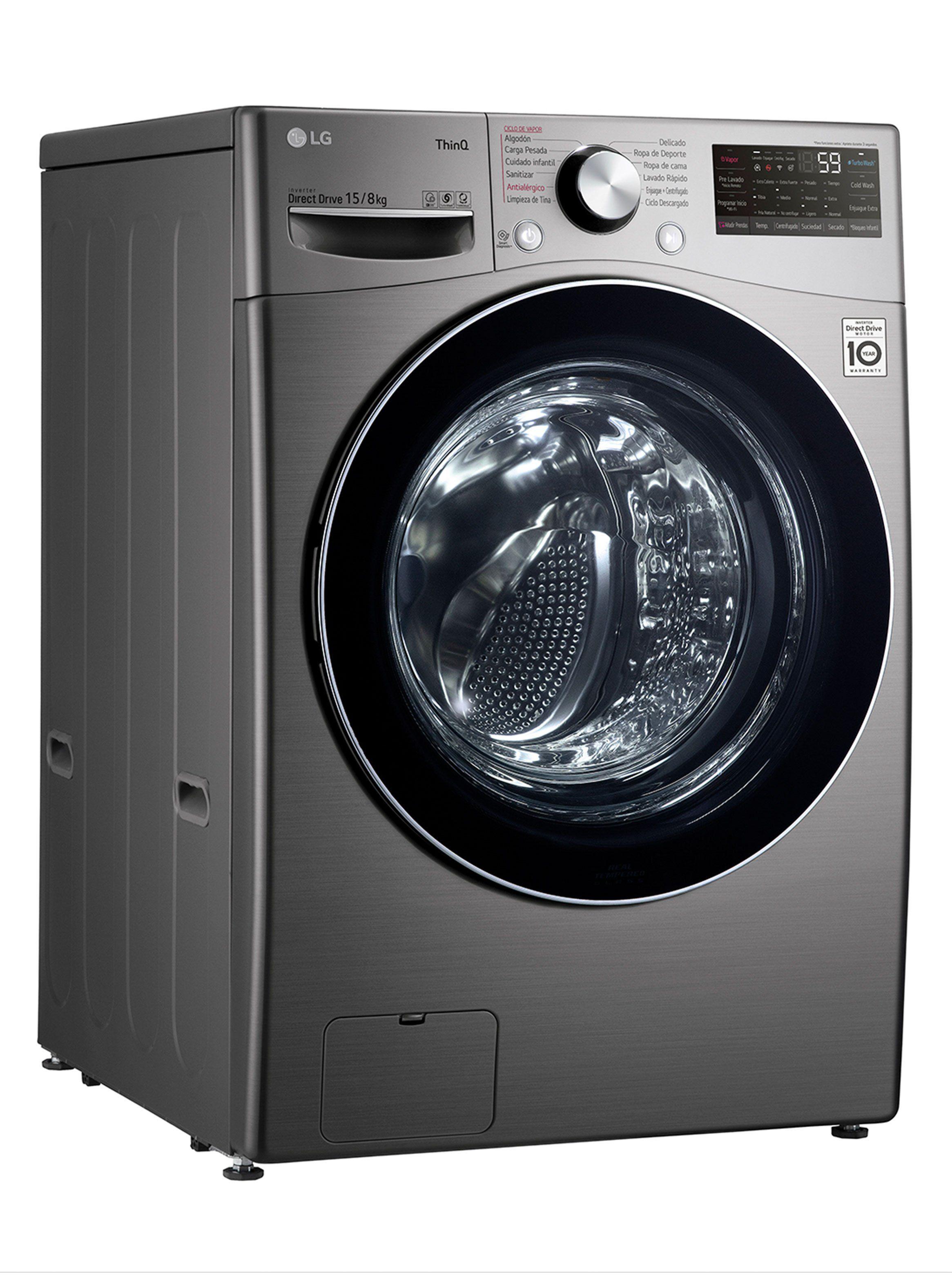 Lavadora-Secadora Carga Frontal 15/8 Kg WD15DG2S6 AI DD-4