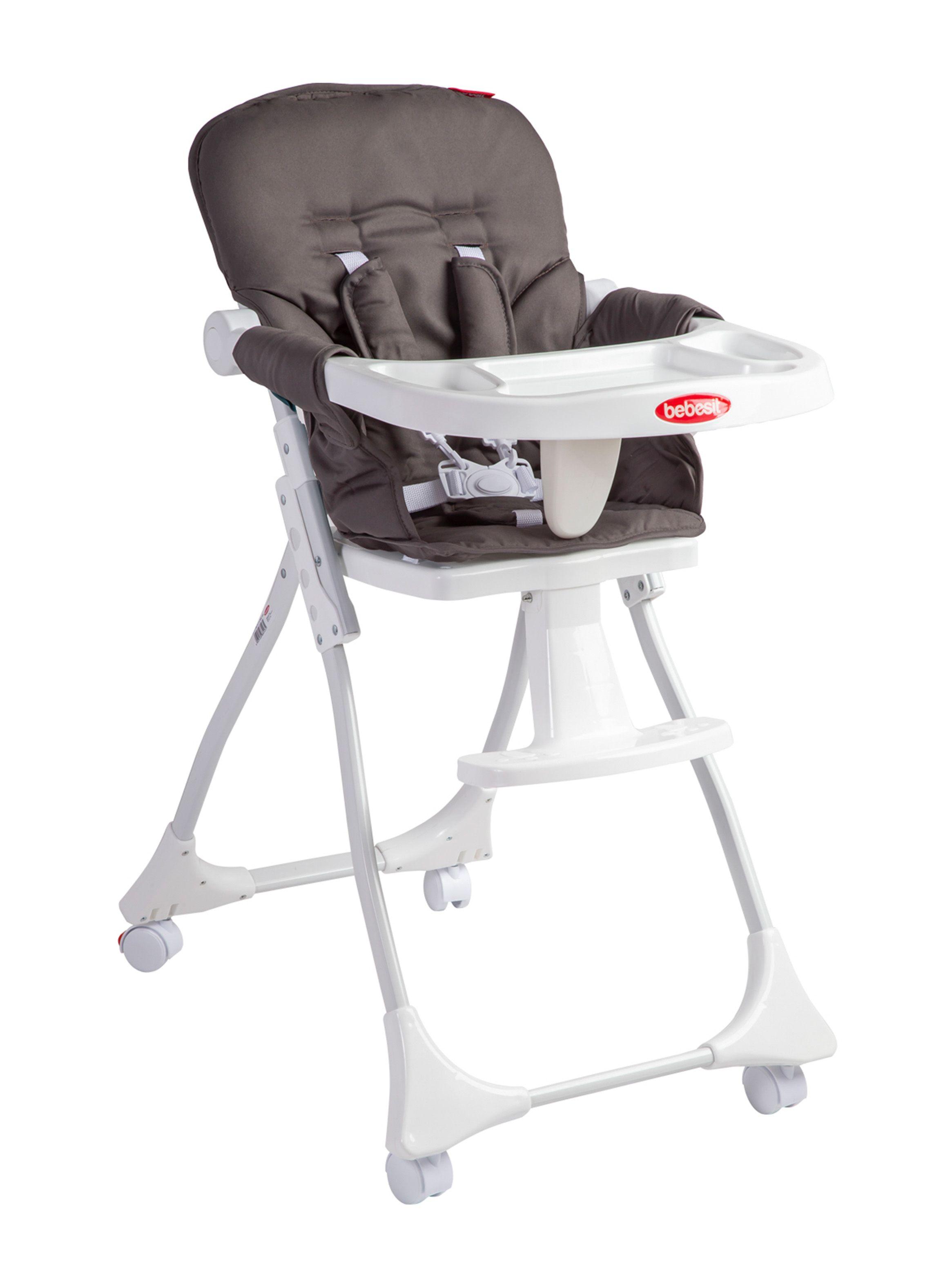 Silla de Comer Plegable Golite Gris Bebesit-0