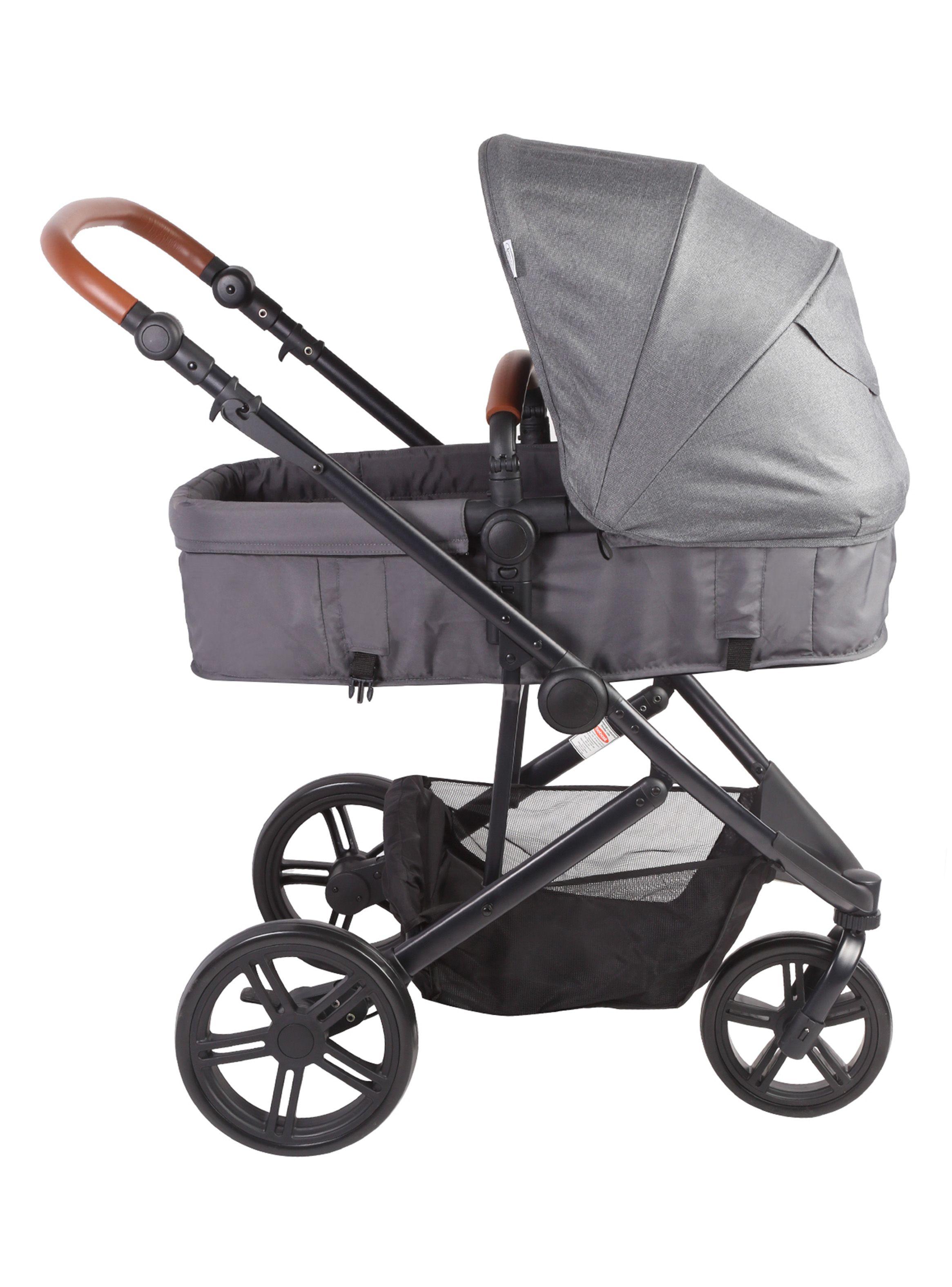 Coche Bebesit Jogger Travel System Trek P65 Gris-3