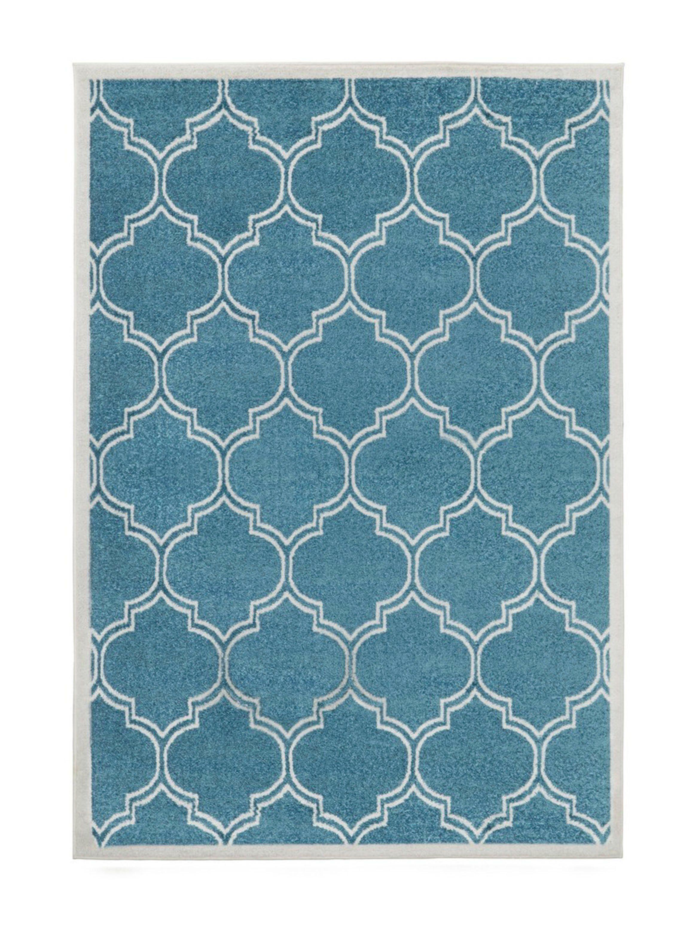 Alfombra 120 x 180 cm Siesta D6 Turquesa-0