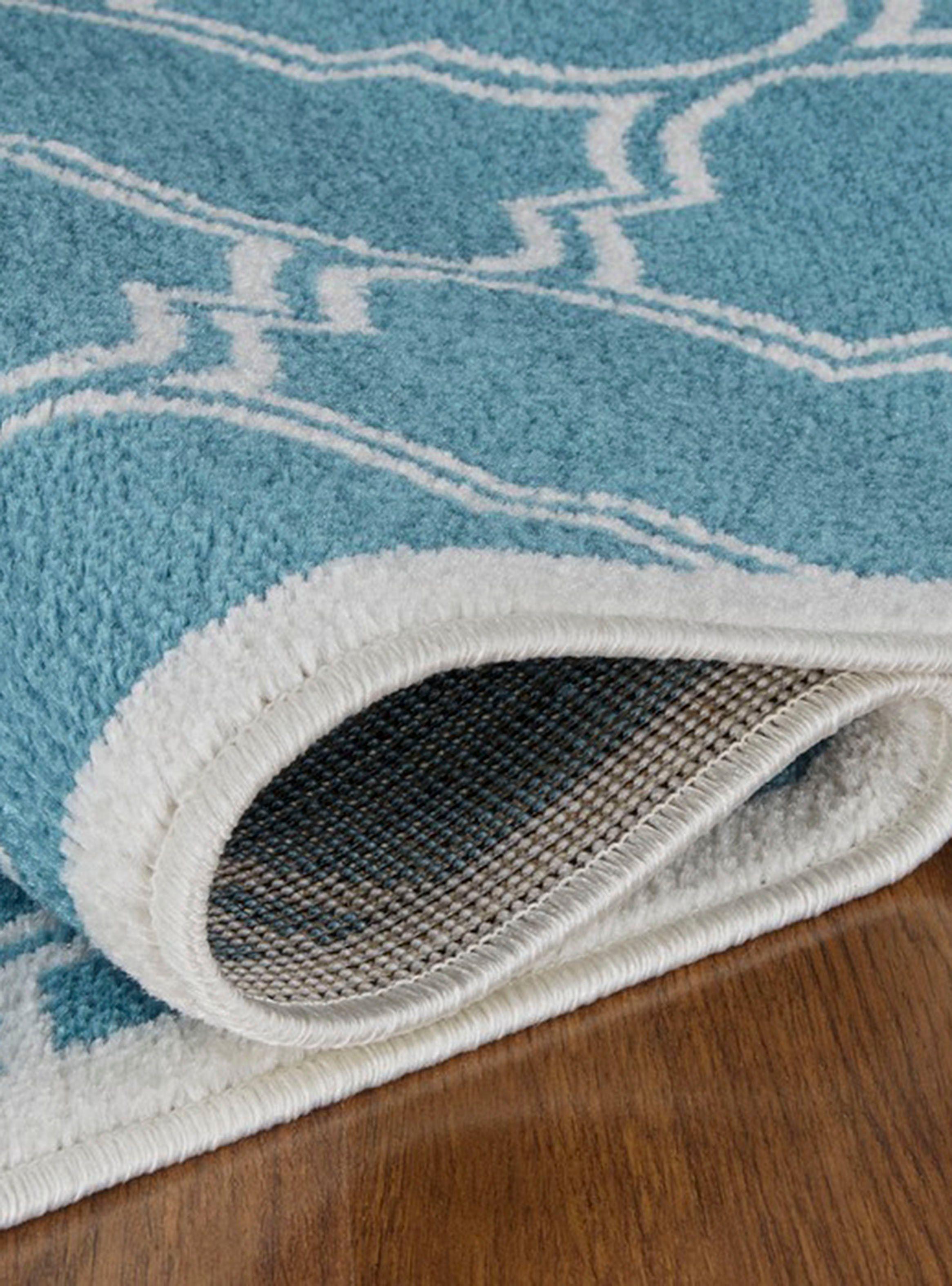 Alfombra 200 x 290 cm Siesta D6 Turquesa-1