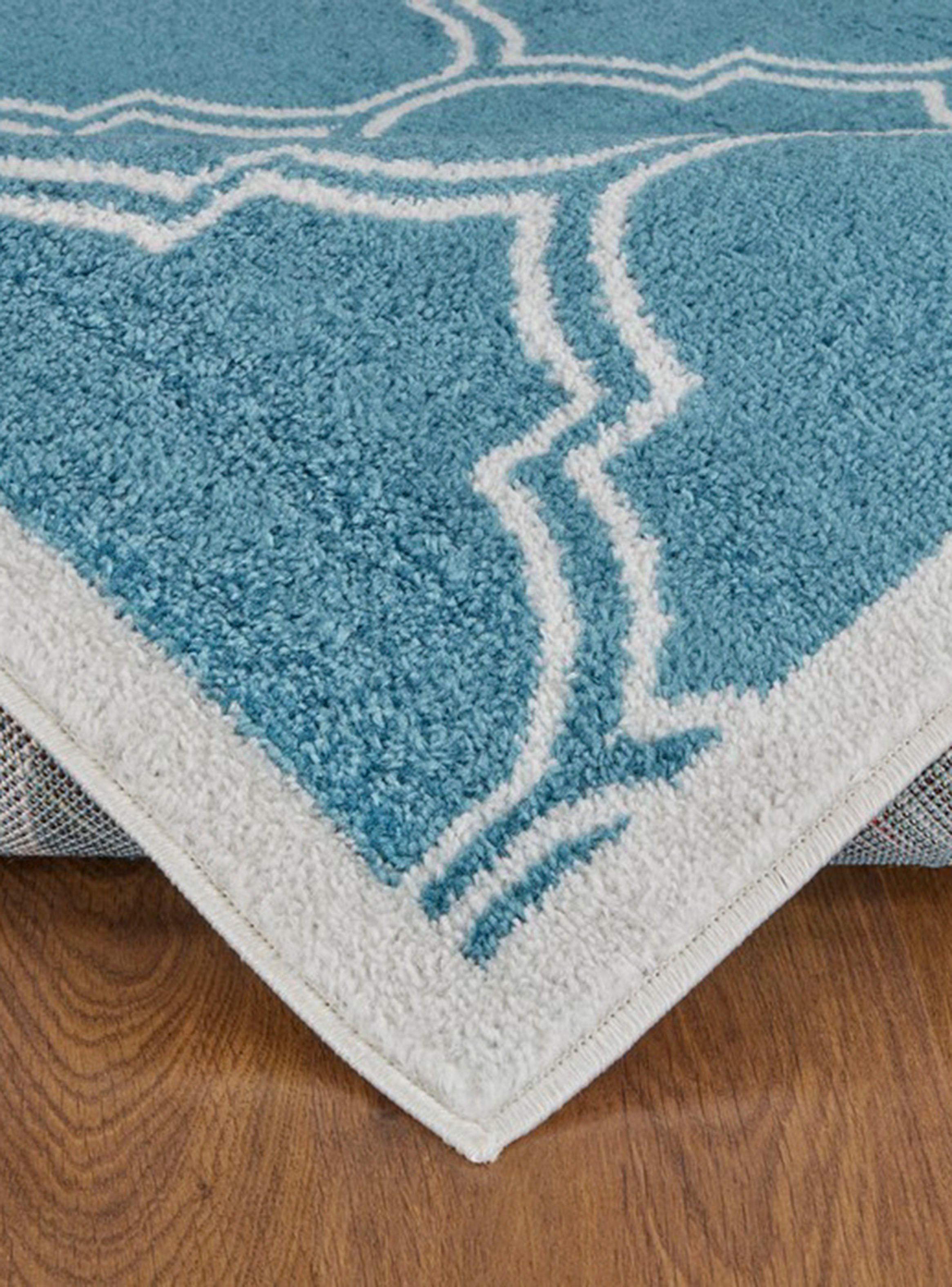 Alfombra 200 x 290 cm Siesta D6 Turquesa-2