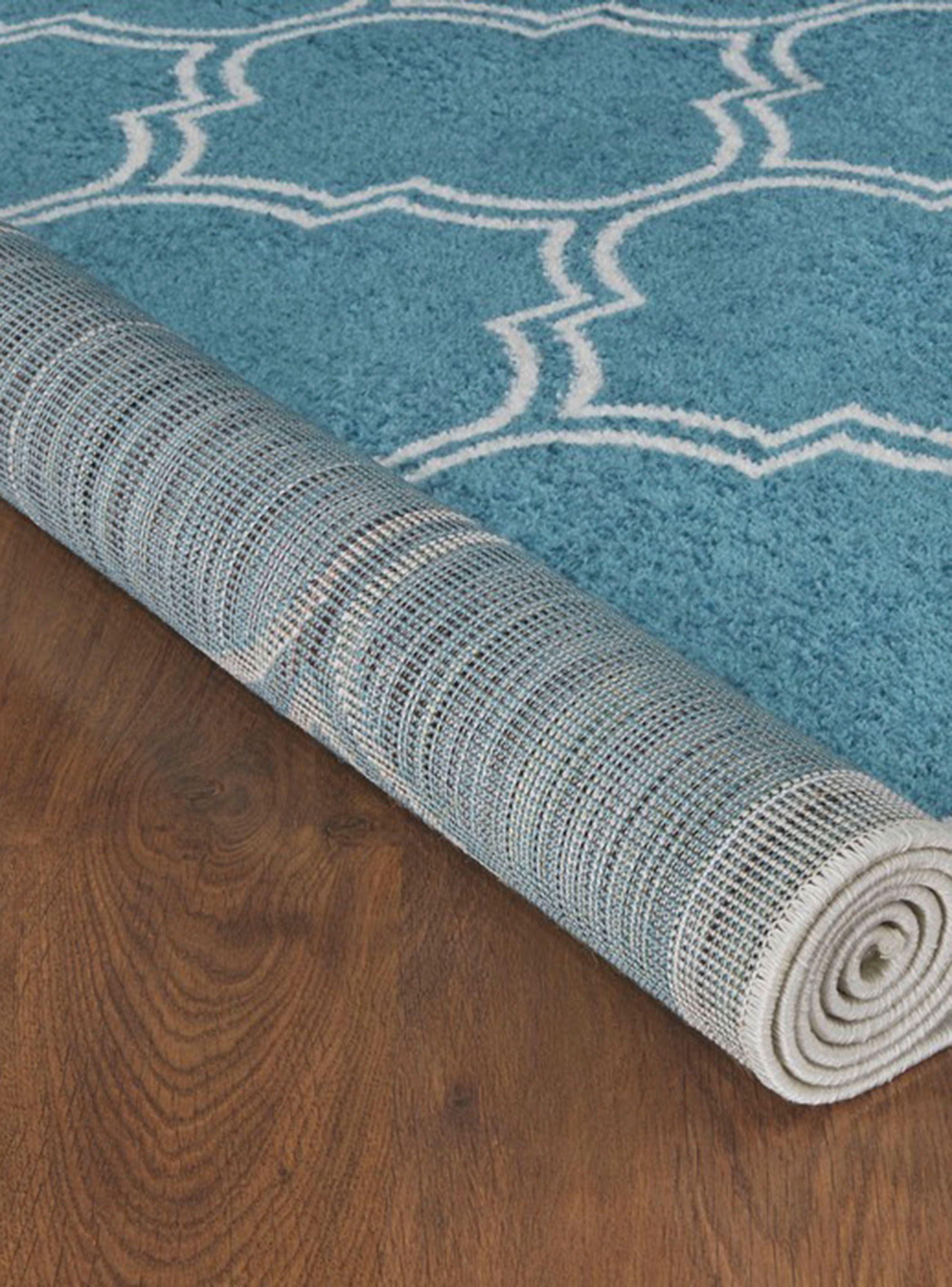 Alfombra 200 x 290 cm Siesta D6 Turquesa-3