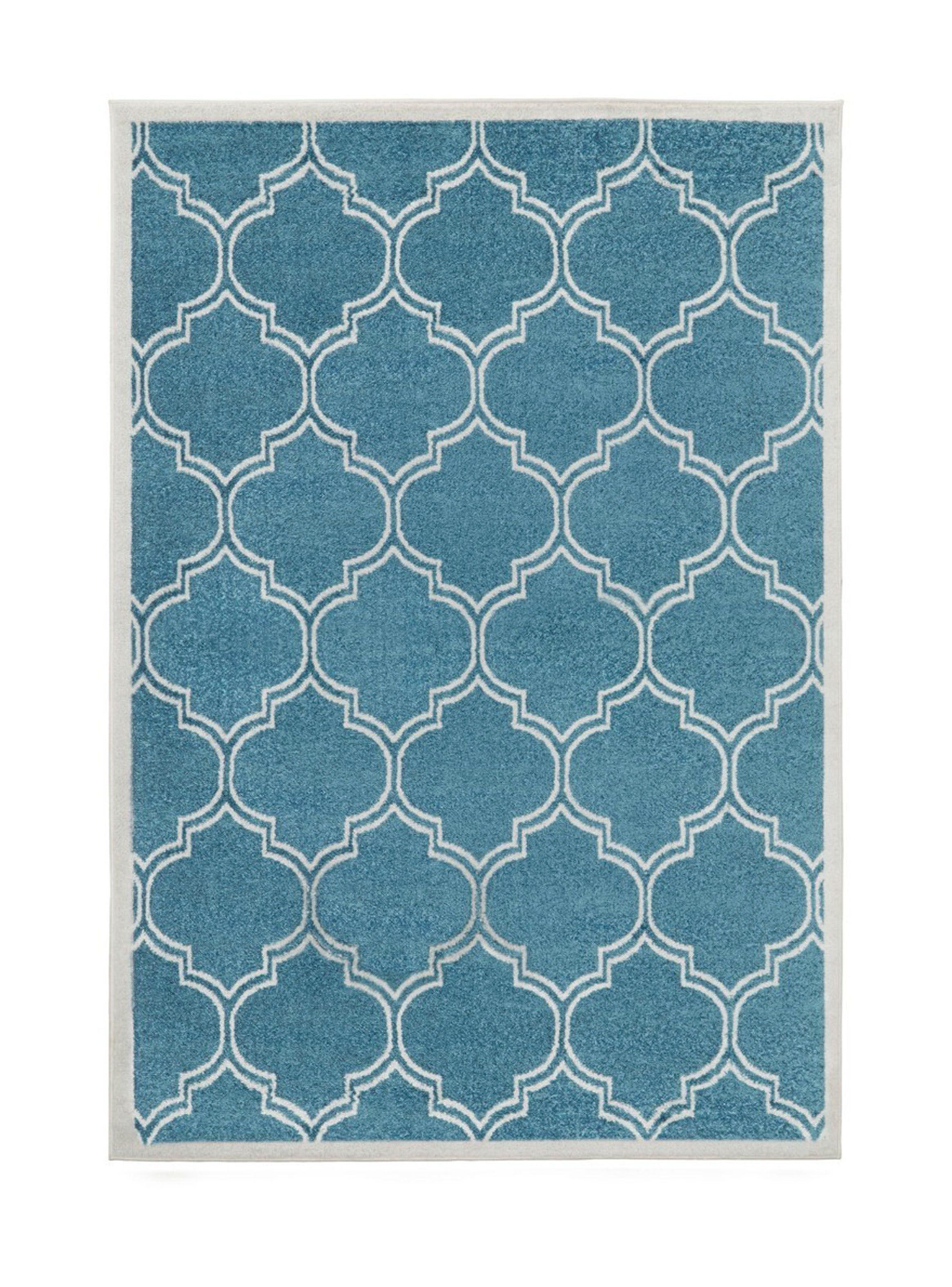 Alfombra 244 x 305 cm Siesta D6 Turquesa-0