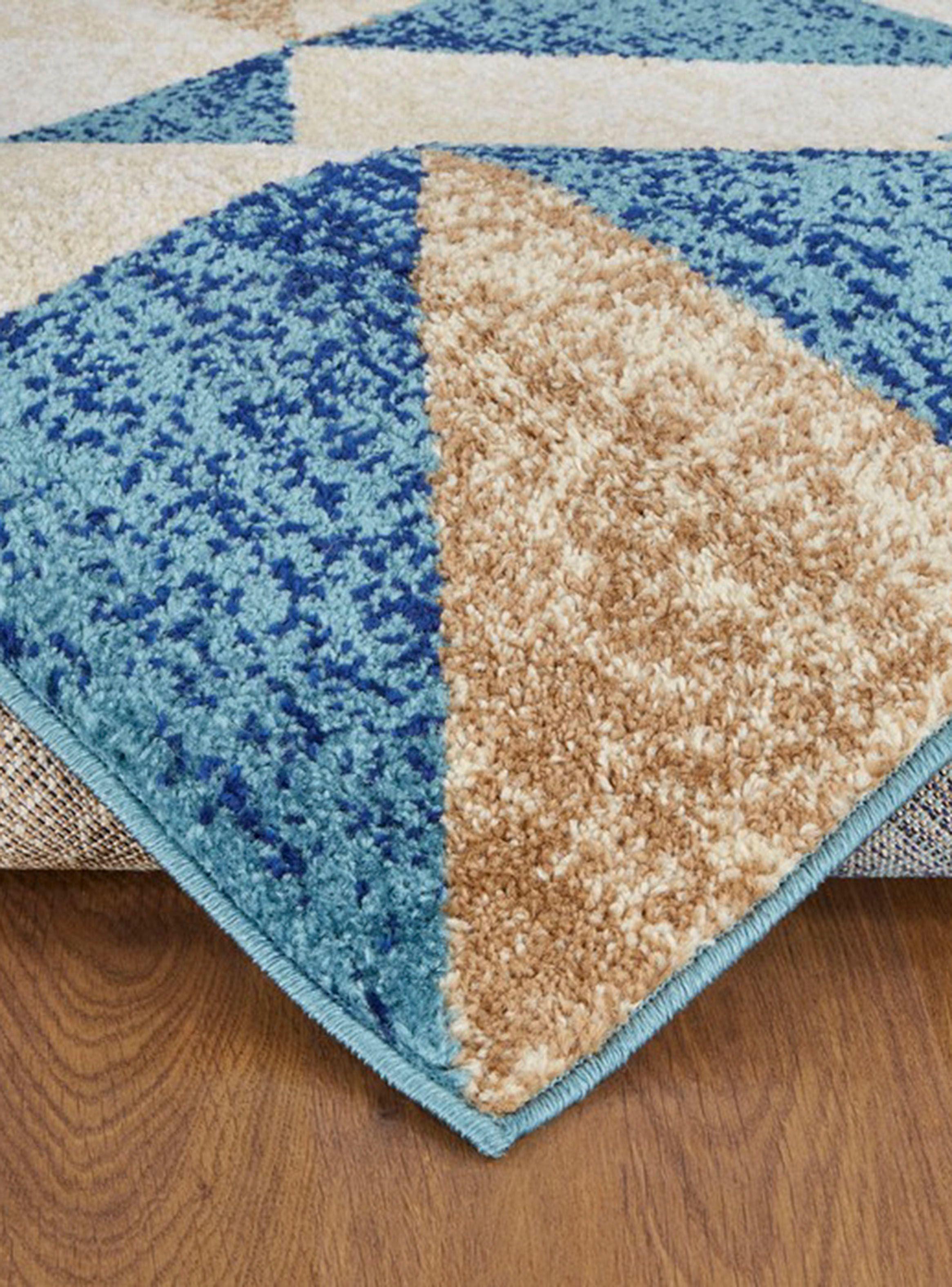 Alfombra de Pasillo 70 x 230 cm Siesta D5 Turquesa-2