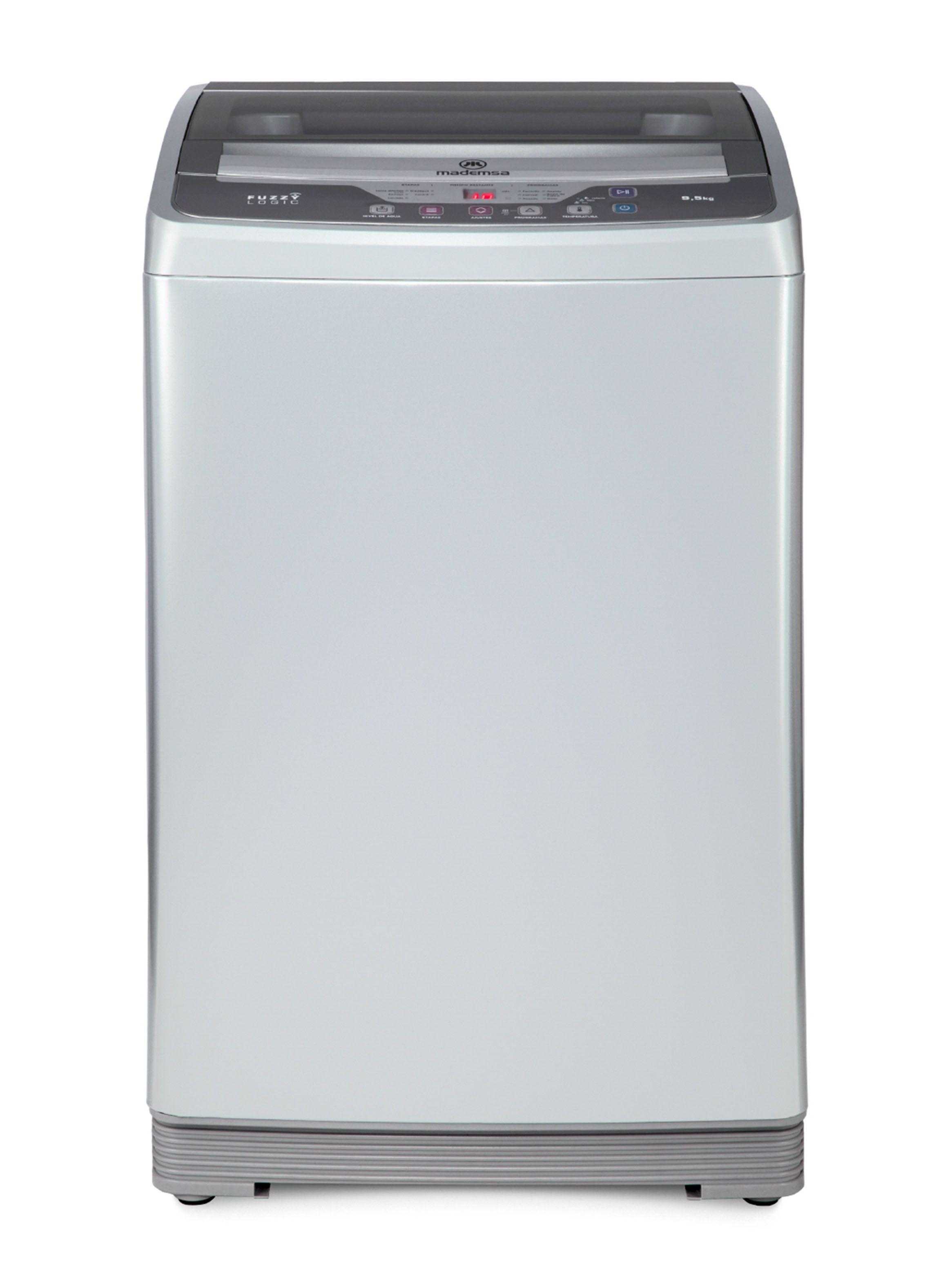 Lavadora de Carga Superior 9.5 Kg Efficace SZG Gris-0