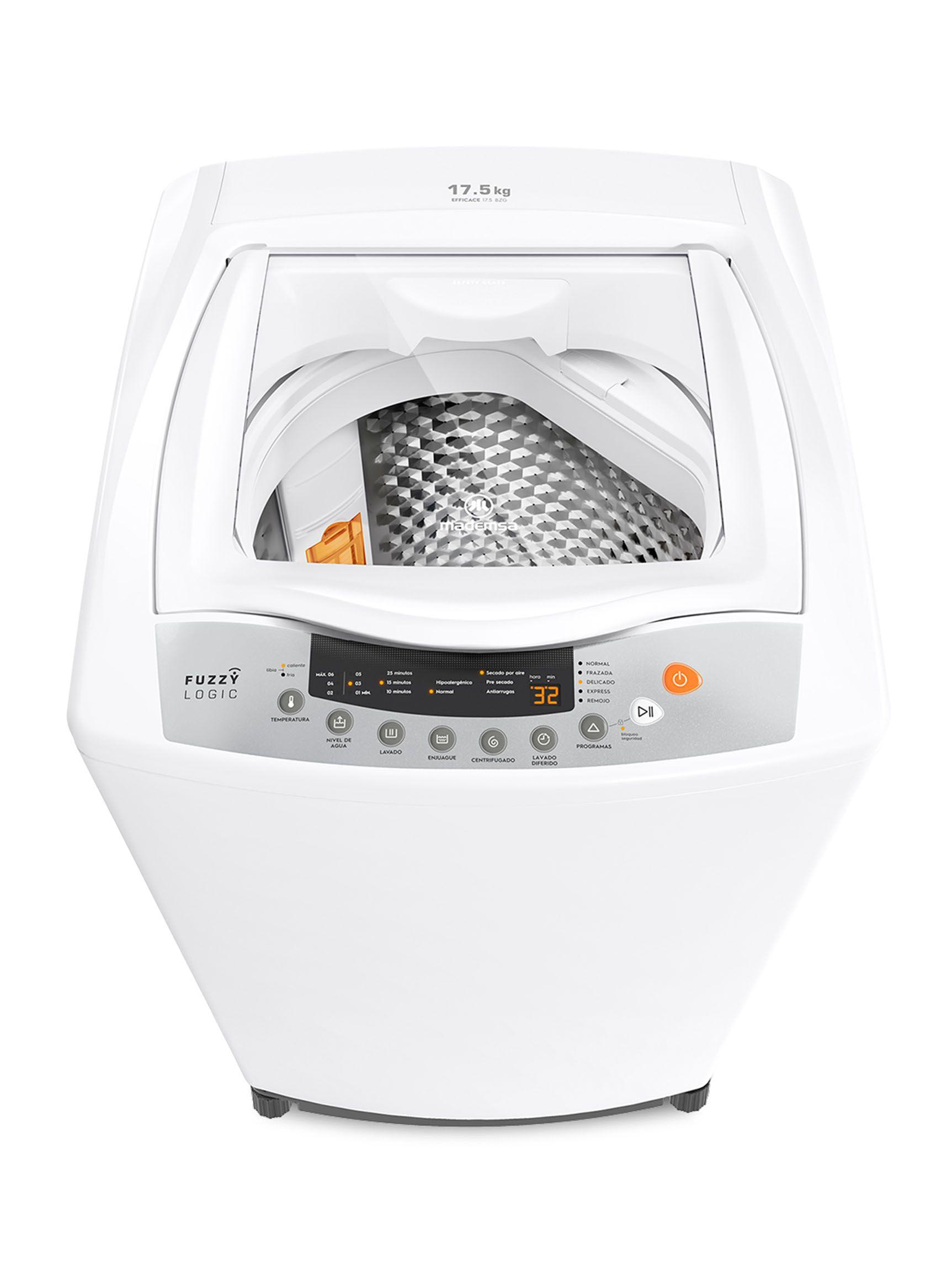 Lavadora de Carga Superior 17.5 Kg Efficace BZG Blanca-3