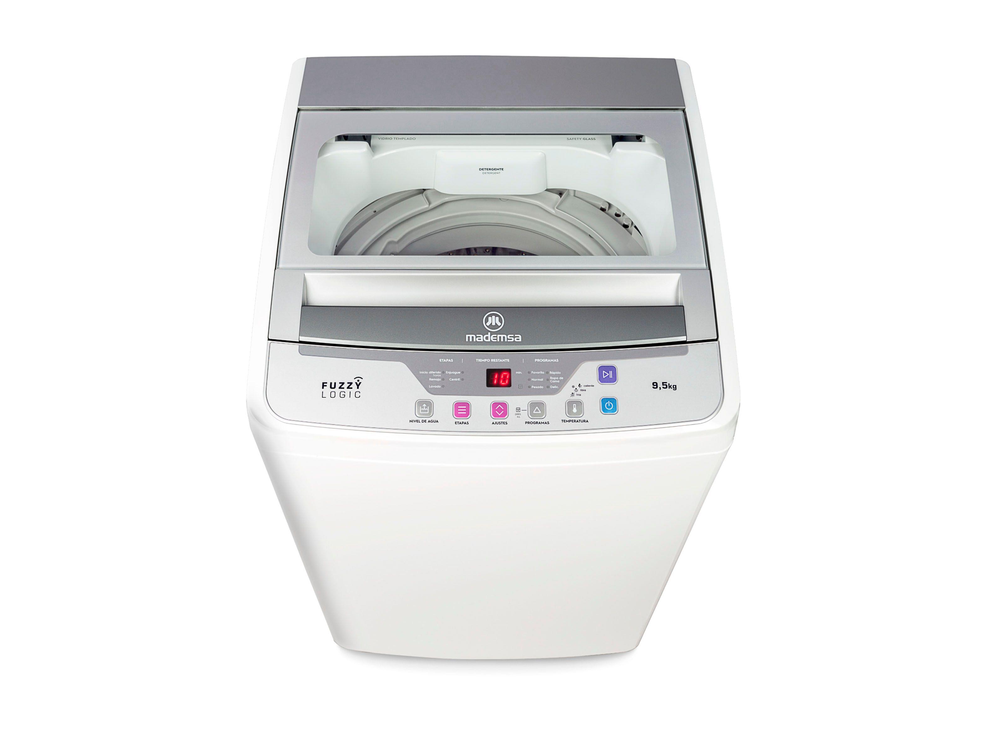 Lavadora de Carga Superior 9.5 Kg Efficace BZG Blanca-2