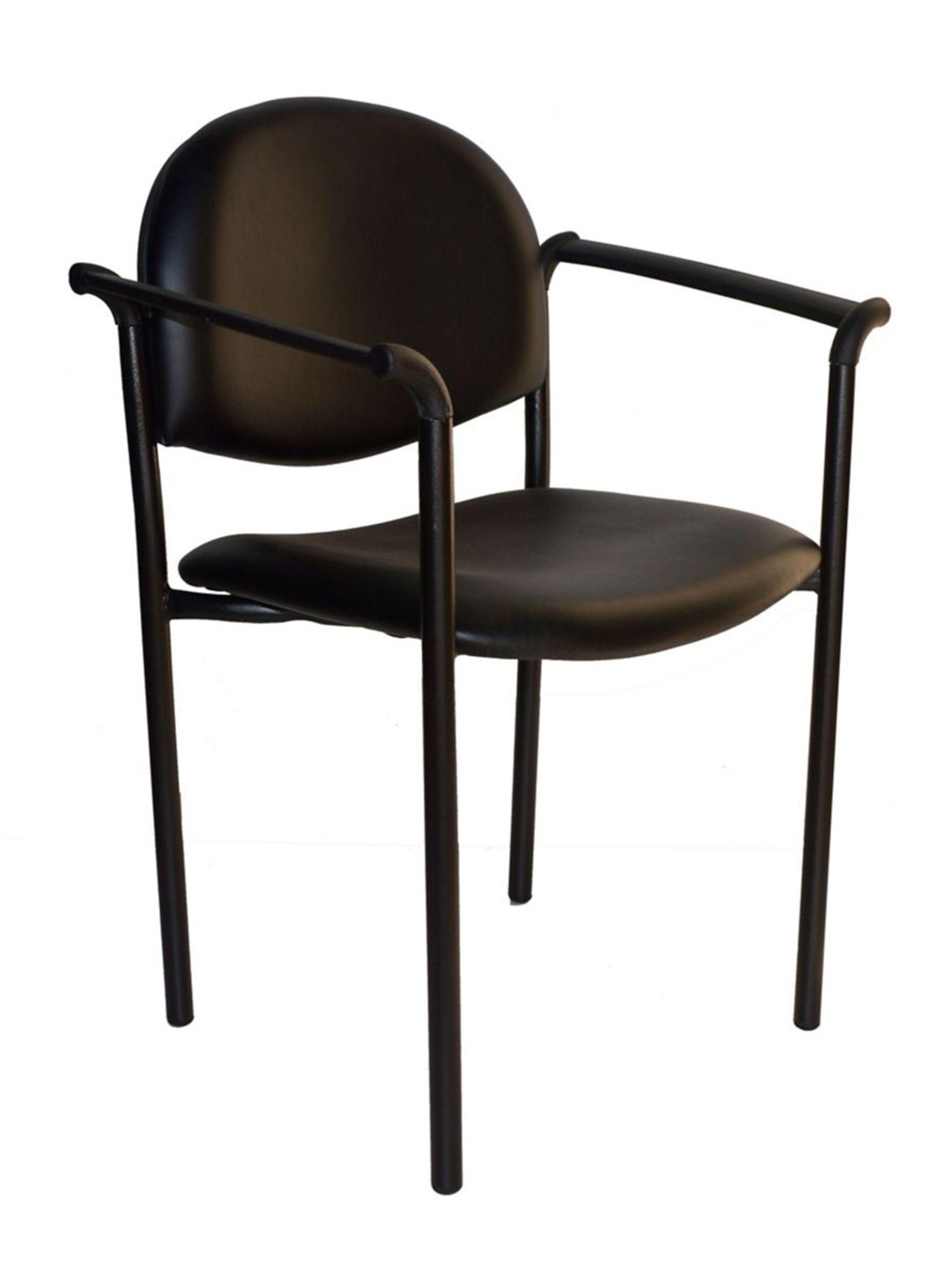 Silla de Escritorio Ecocuero Confort con Apoyabrazos Basflex-0