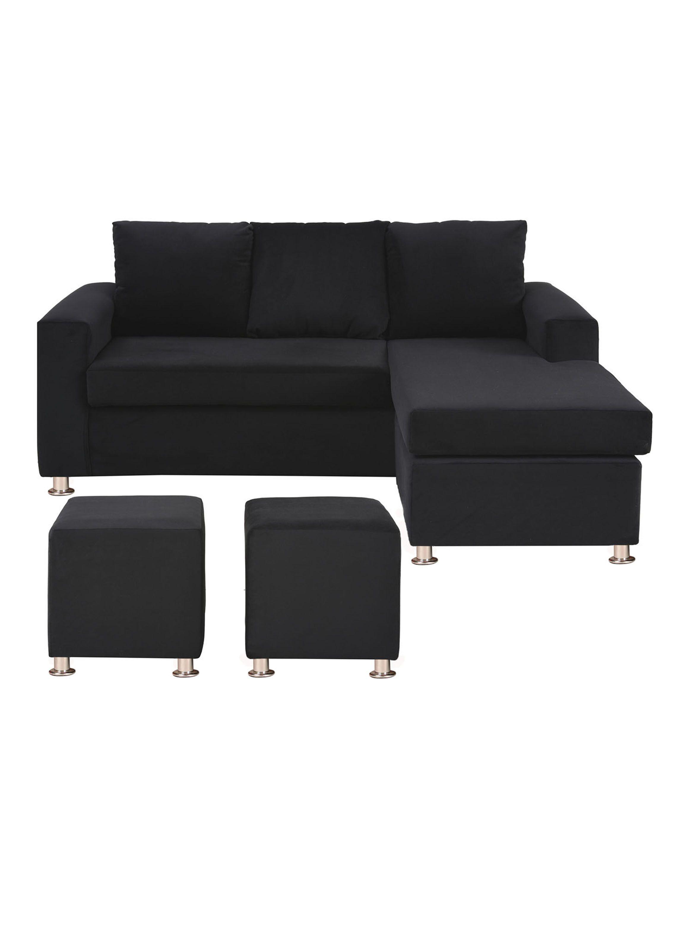 Sofá Bi-L 3 Cuerpos + 2 Poufs Felpa-0