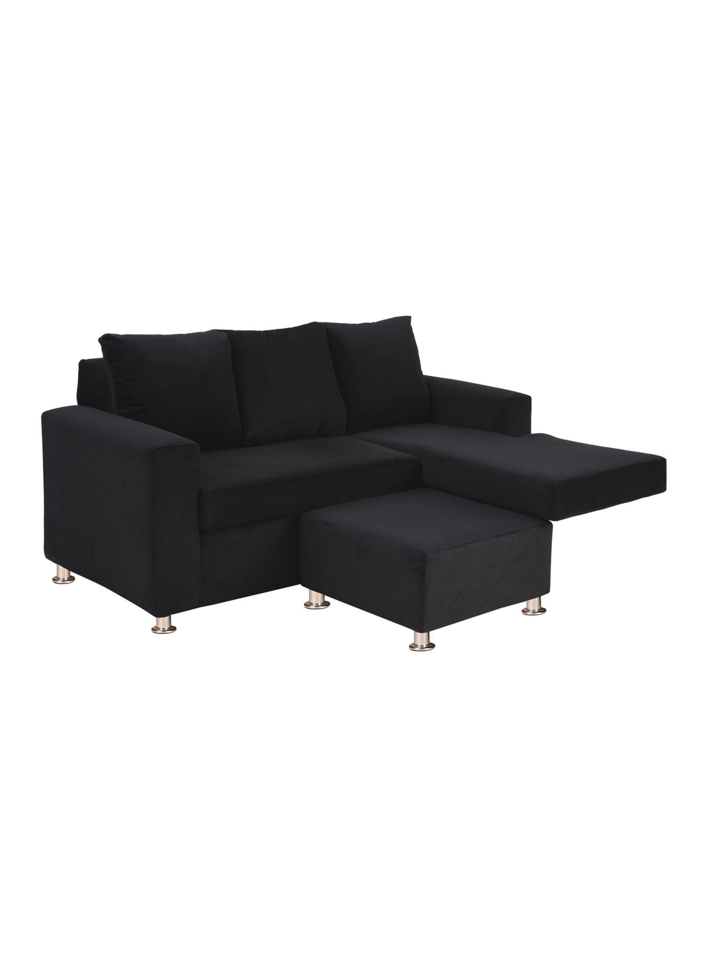 Sofá Bi-L 3 Cuerpos + 2 Poufs Felpa-2