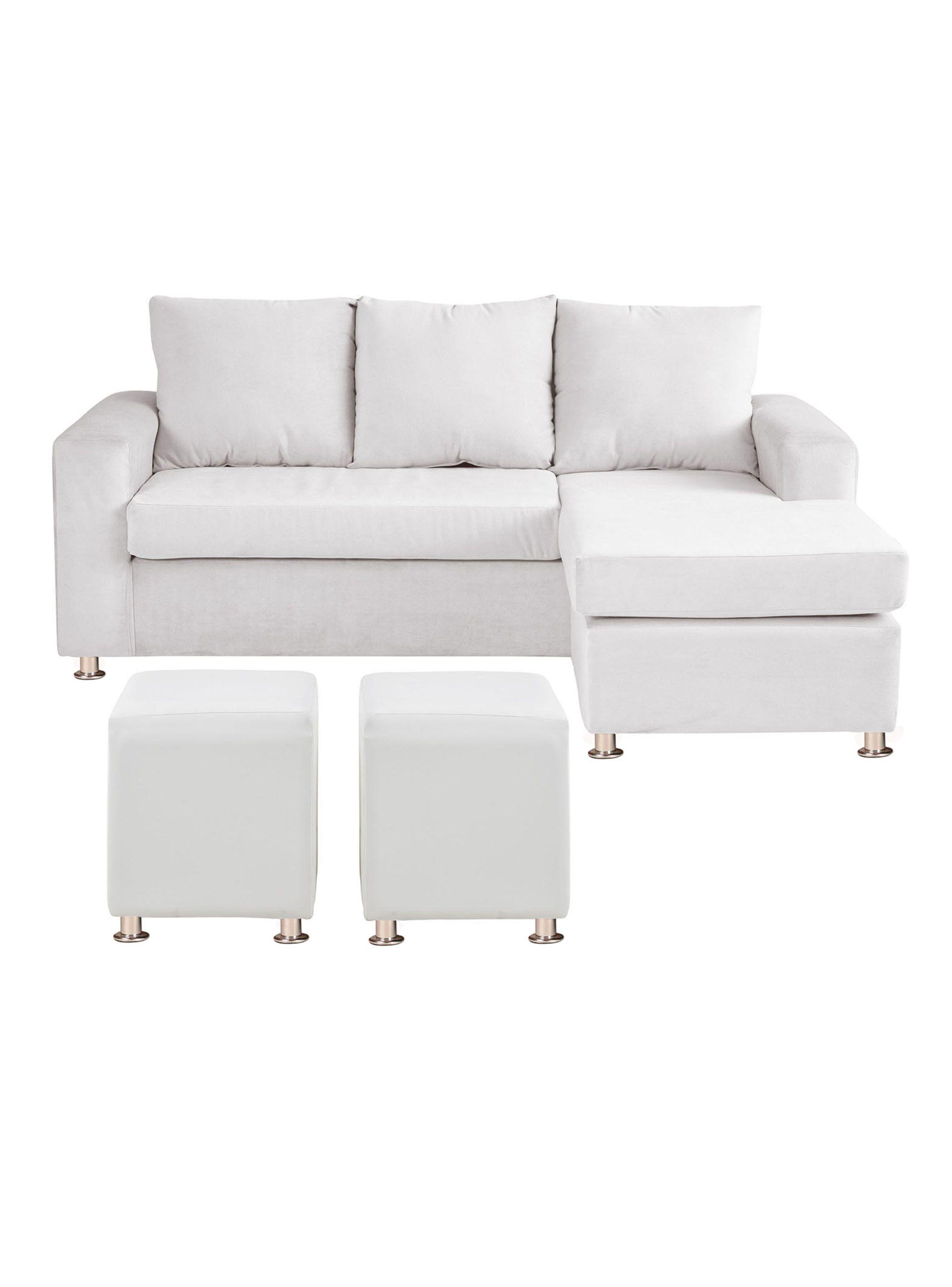 Sofá Bi-L 3 Cuerpos + 2 Poufs Felpa-0