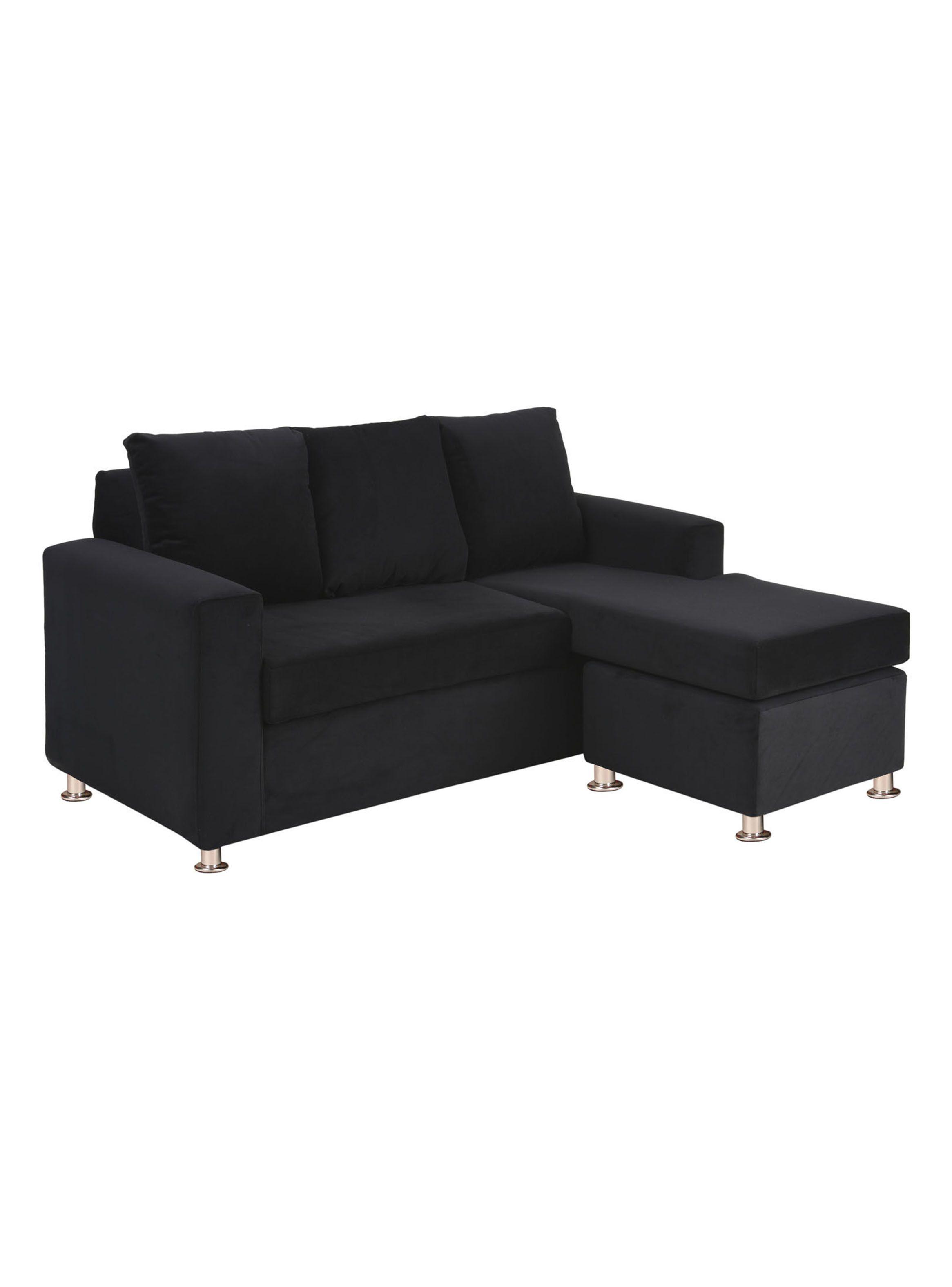 Sofá Bi-L 3 Cuerpos + 2 Poufs Felpa-3