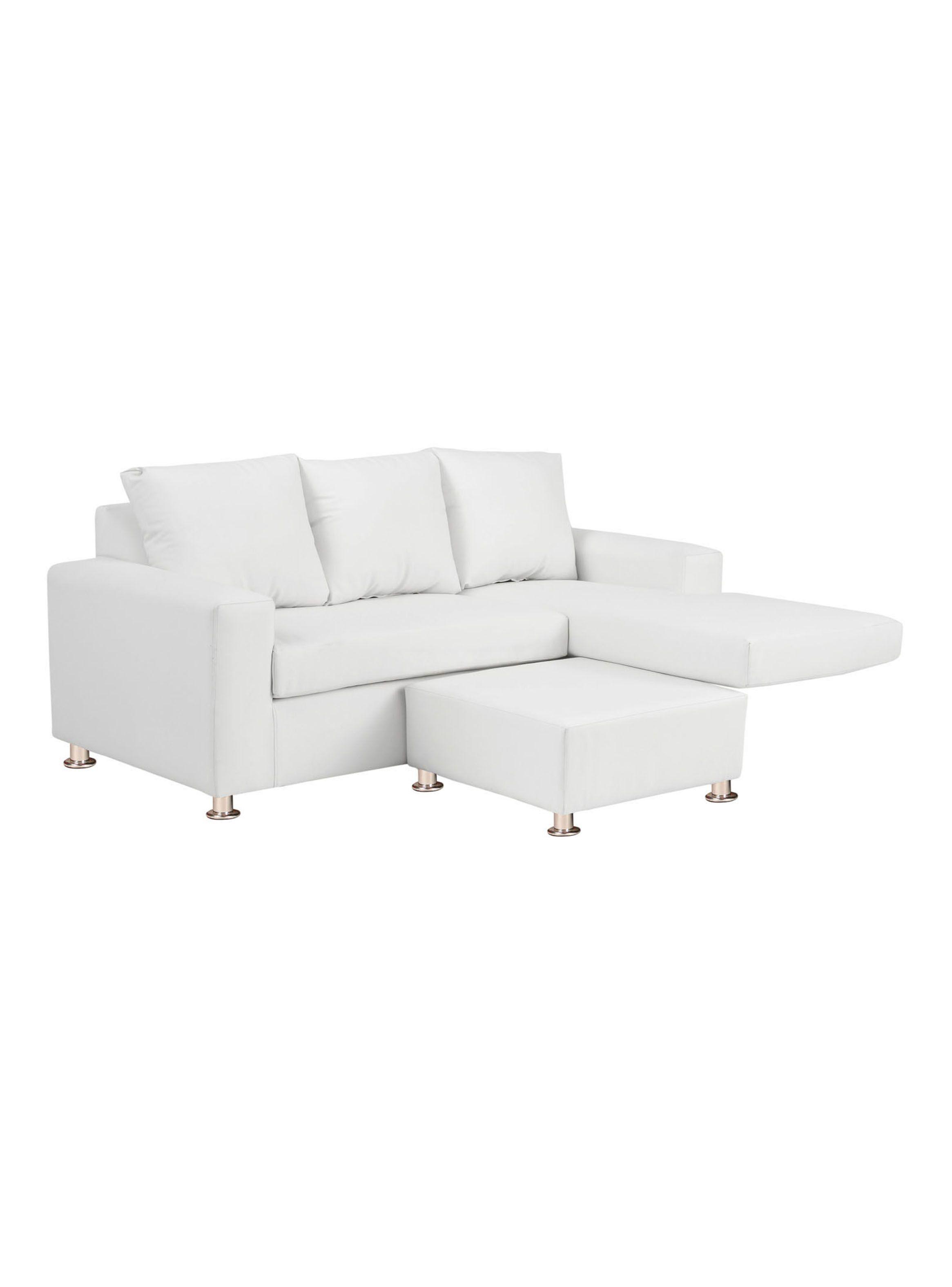 Sofá Bi-L 3 Cuerpos + 2 Pouf Pu-3