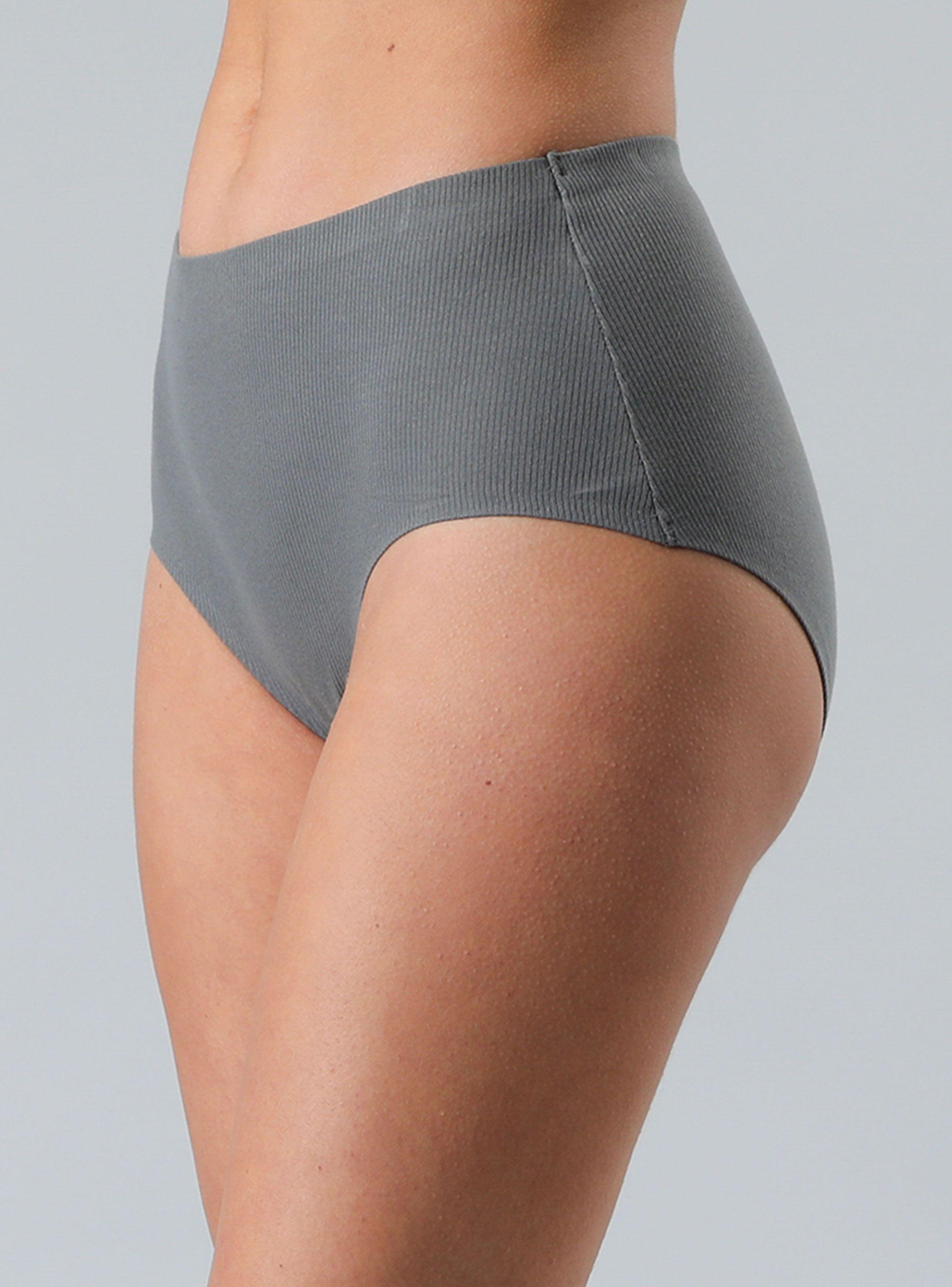 Pack 3 Calzón Maxi Alto Algodón Rib Bonded-2