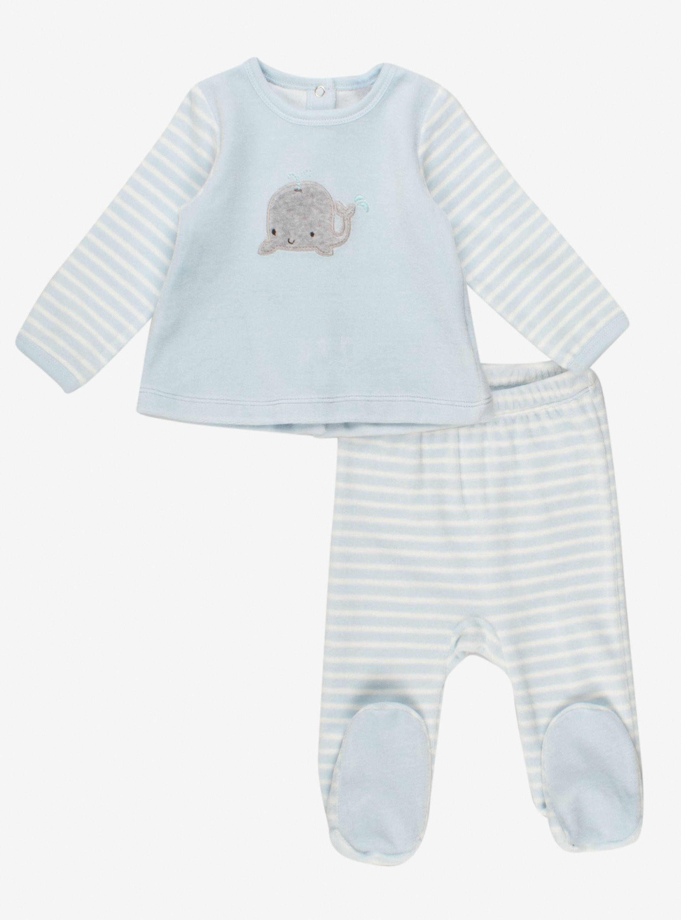 Conjunto Bebé Diseño Básico Líneas Tribu-0