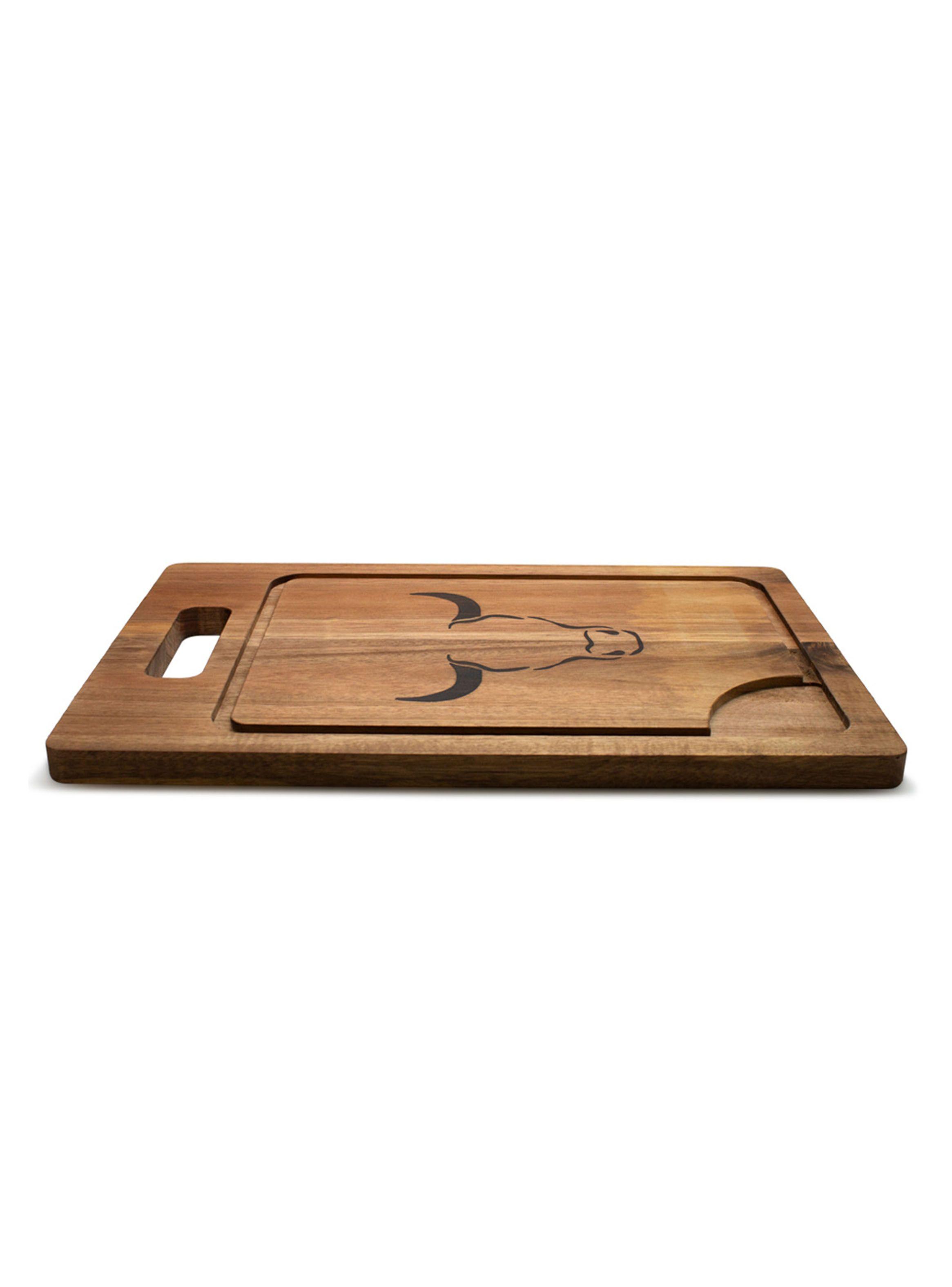 Set Wayu Tabla + Cuchillo + Tenedor Parrilla BBQ-2