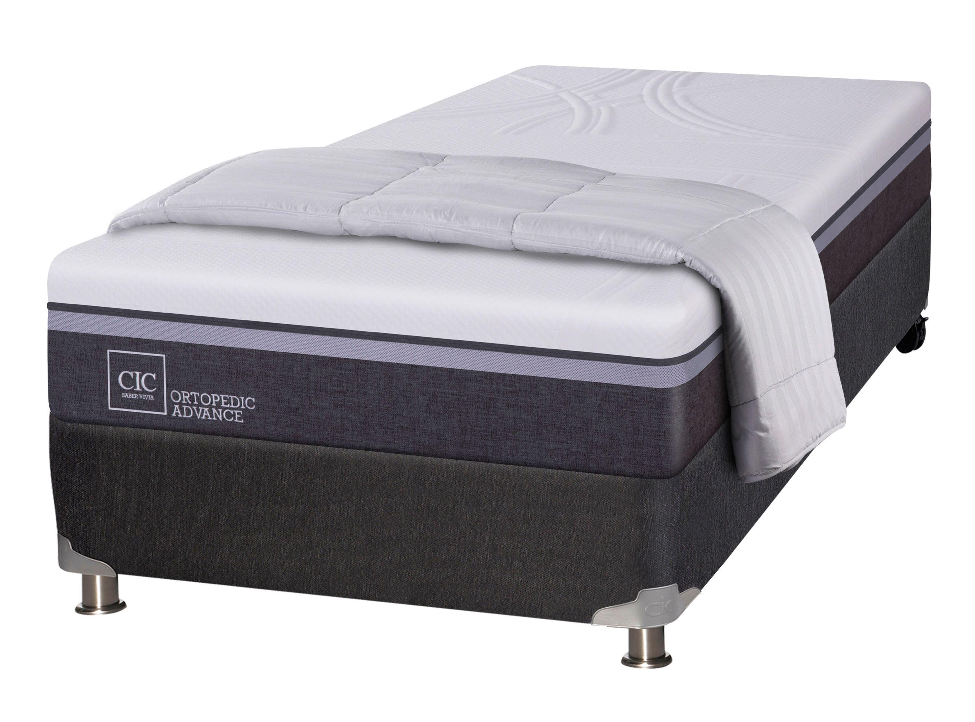 Box Spring Ortopedic Advance B5 1.5 Plazas + Plumón-0