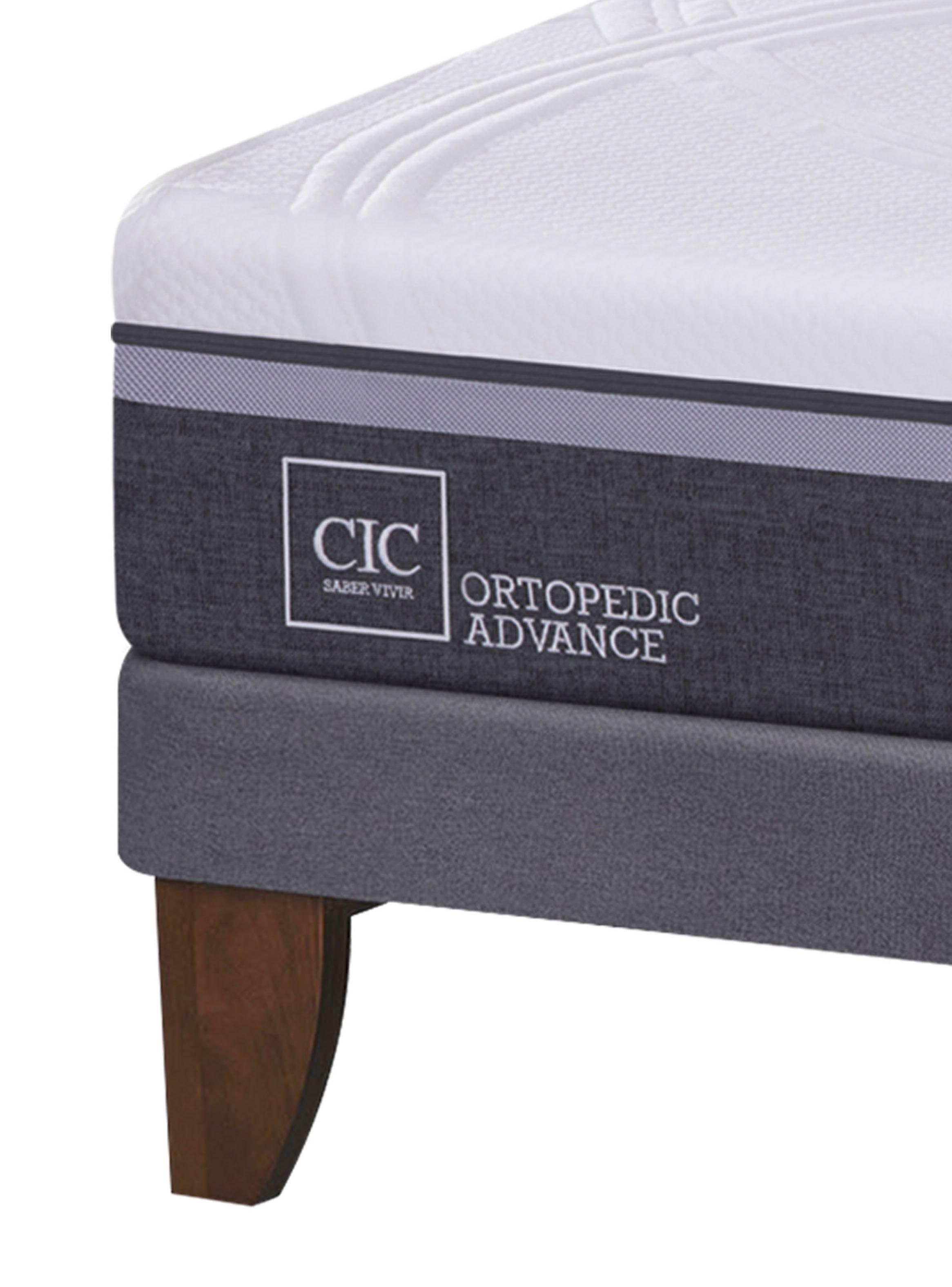 Cama Europea Ortopedic Advance 1.5 Plazas + Set Muebles Enio-2