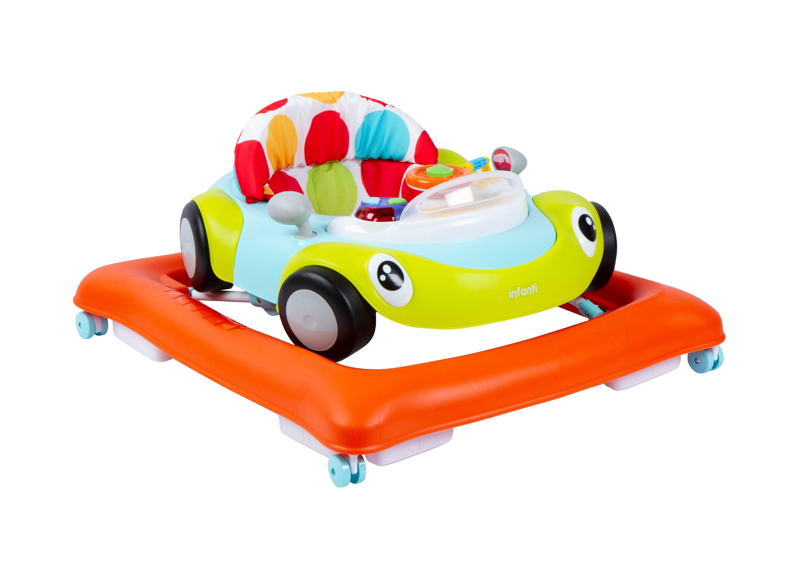 Andador Infanti Autito Blanco-2