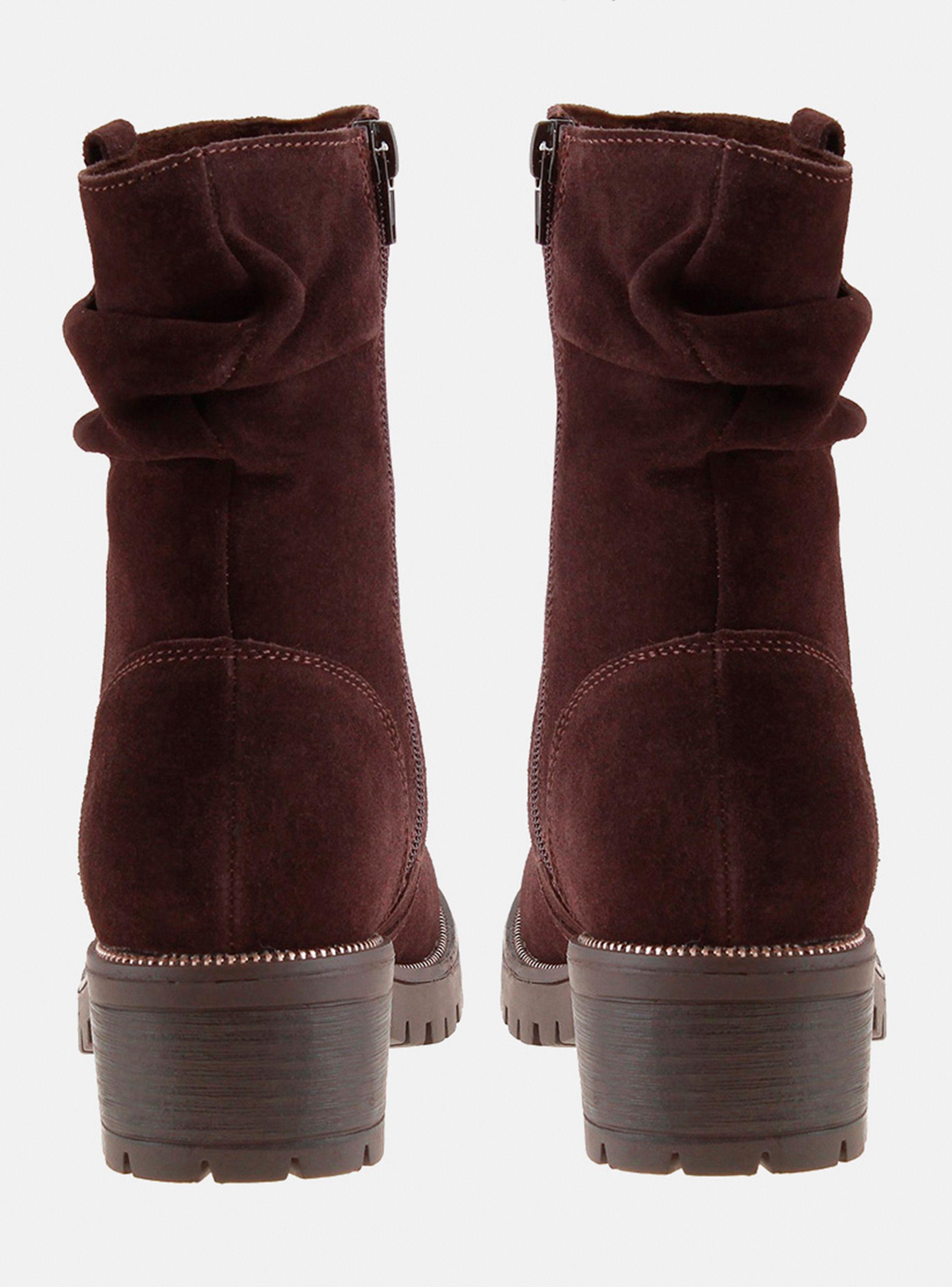 Bota Fagus Café Vestir Mujer-2