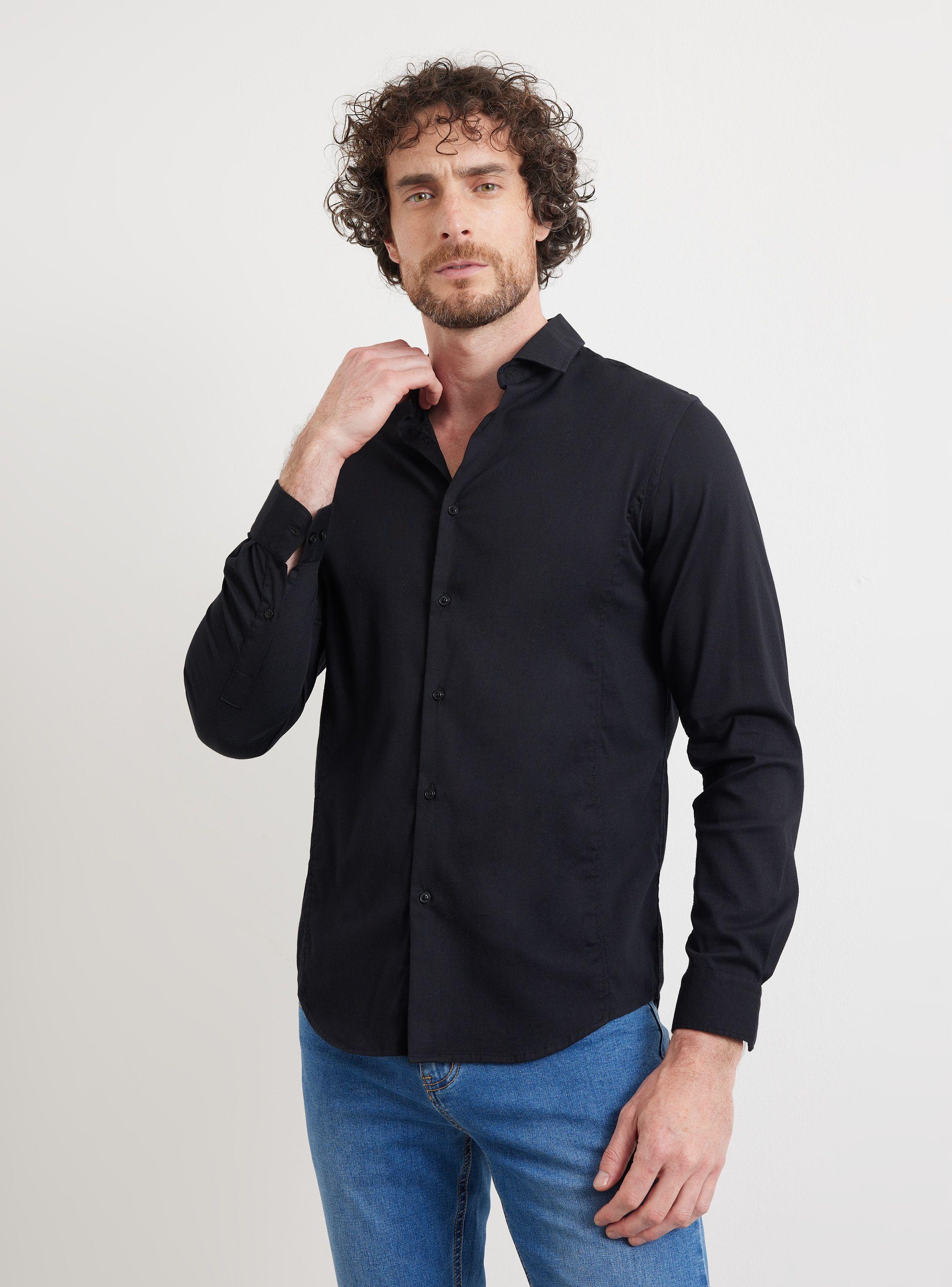 Camisa Texturada Check-0