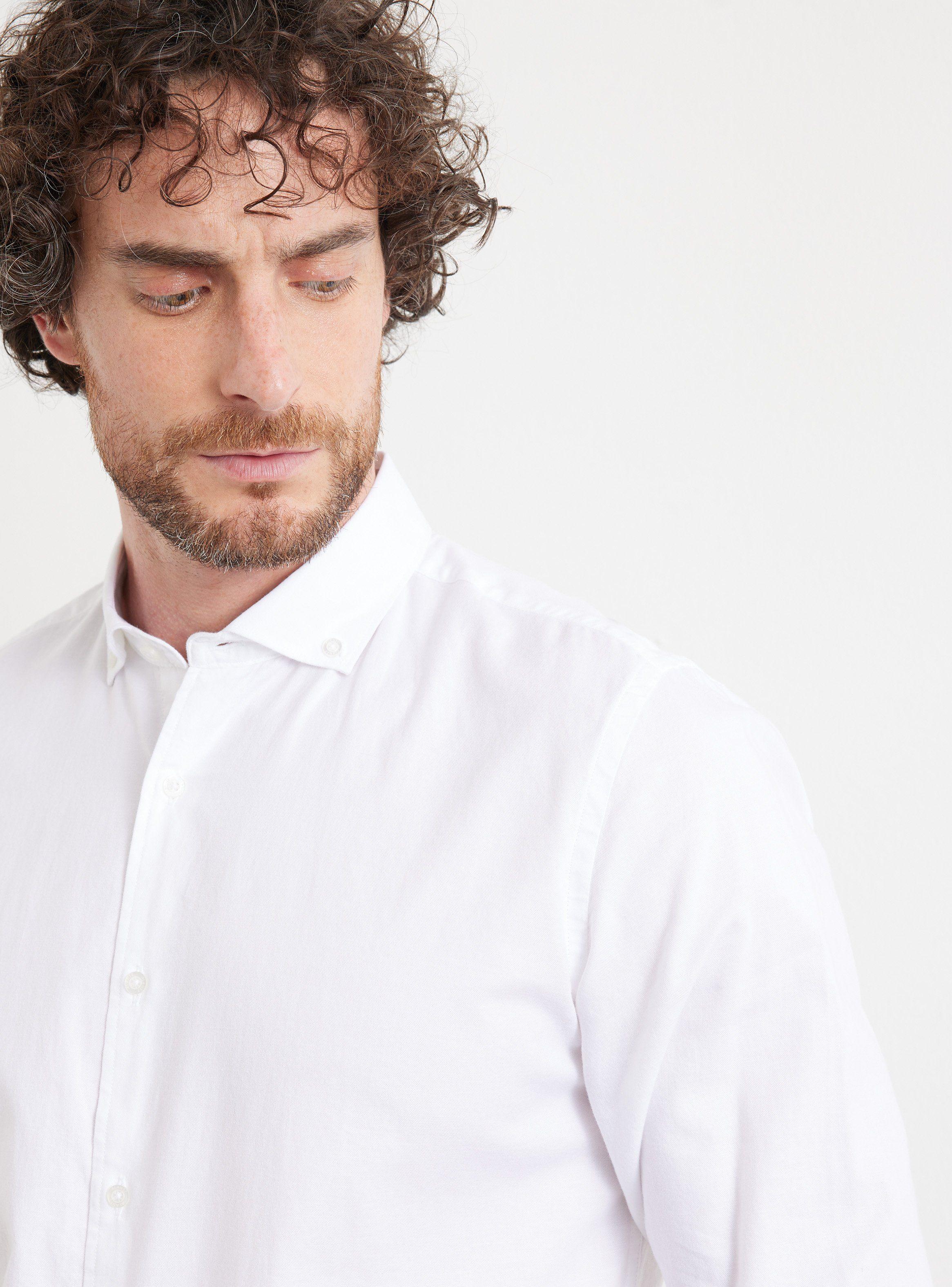 Camisa de Vestir ML Oxford Basic-2