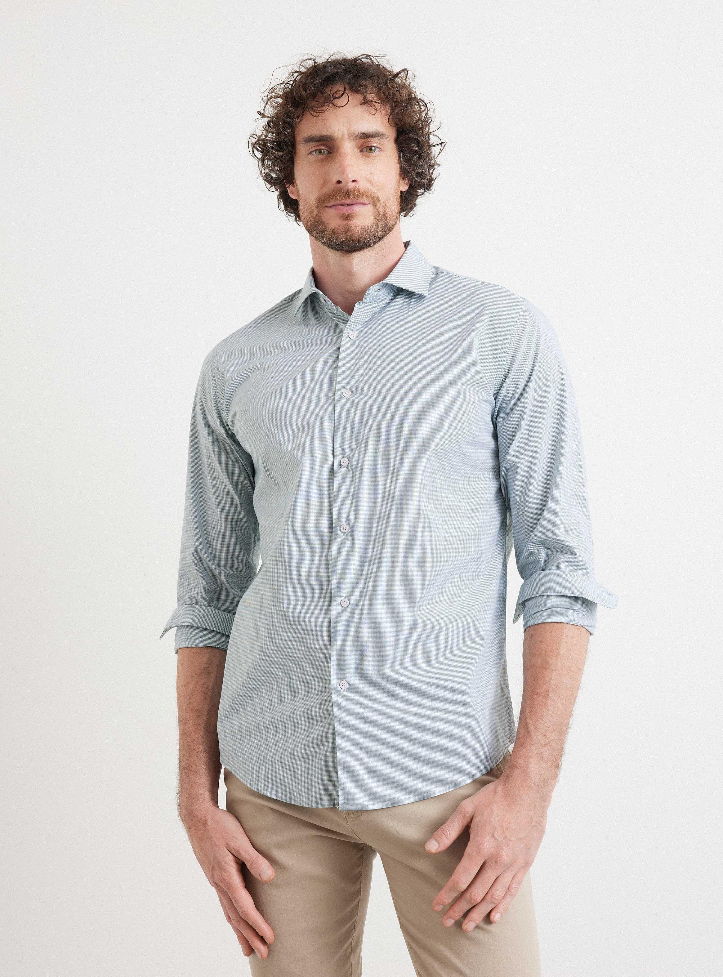 Camisa ML Bssic Slim-0