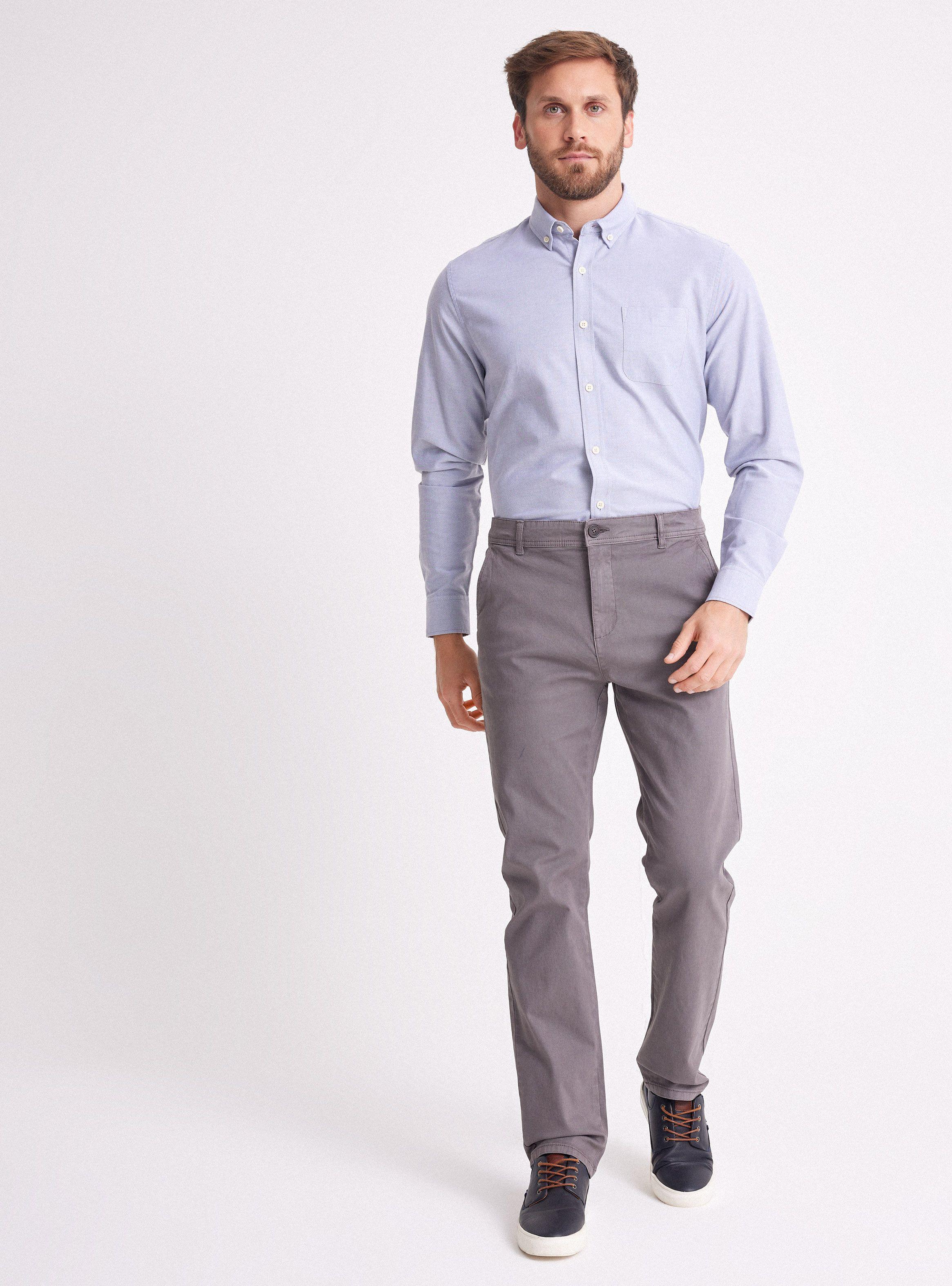 Camisa de Vestir Semi Oxford Regular Fit-4