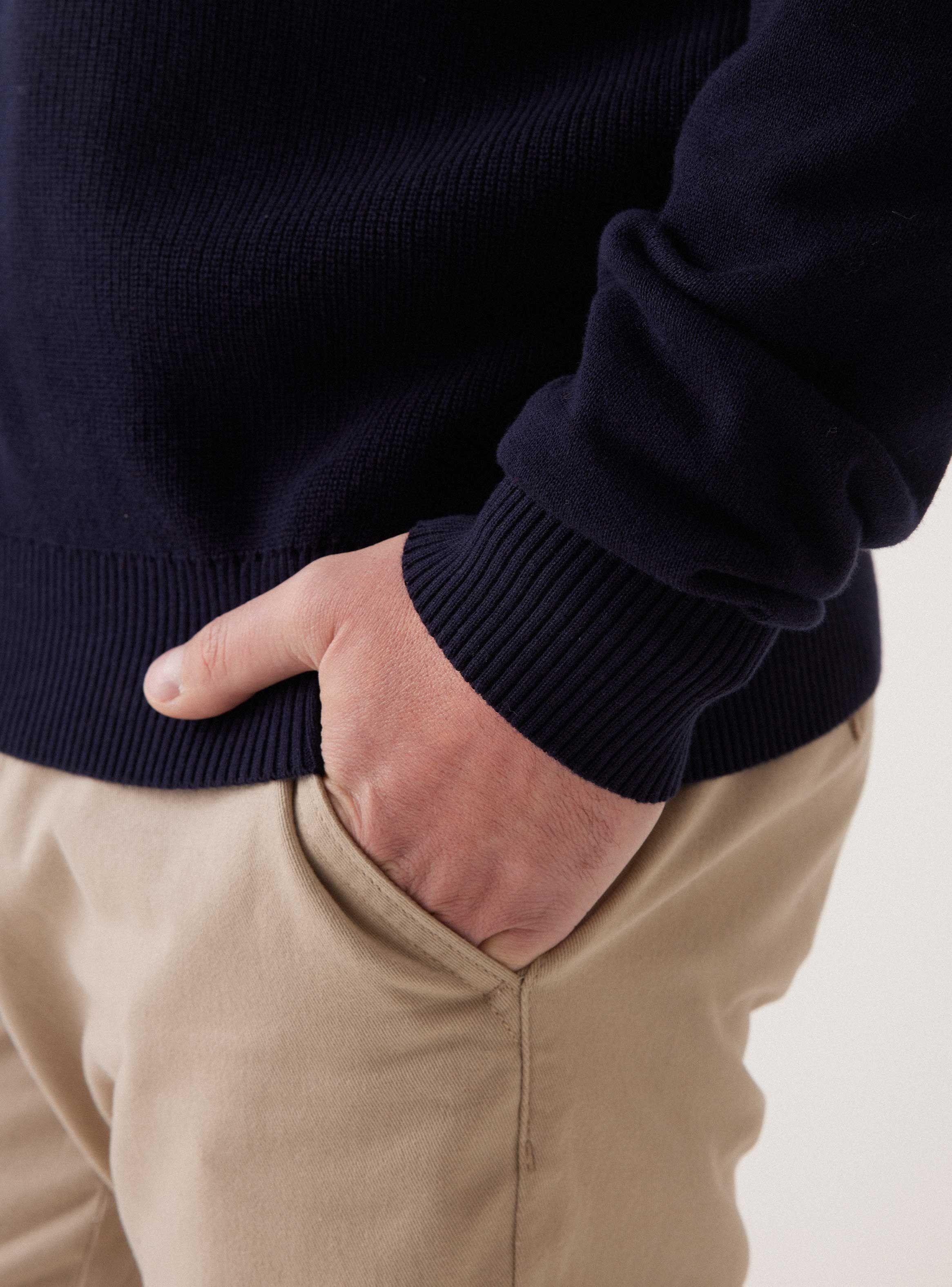 Sweater Basic Cierre Medio-3