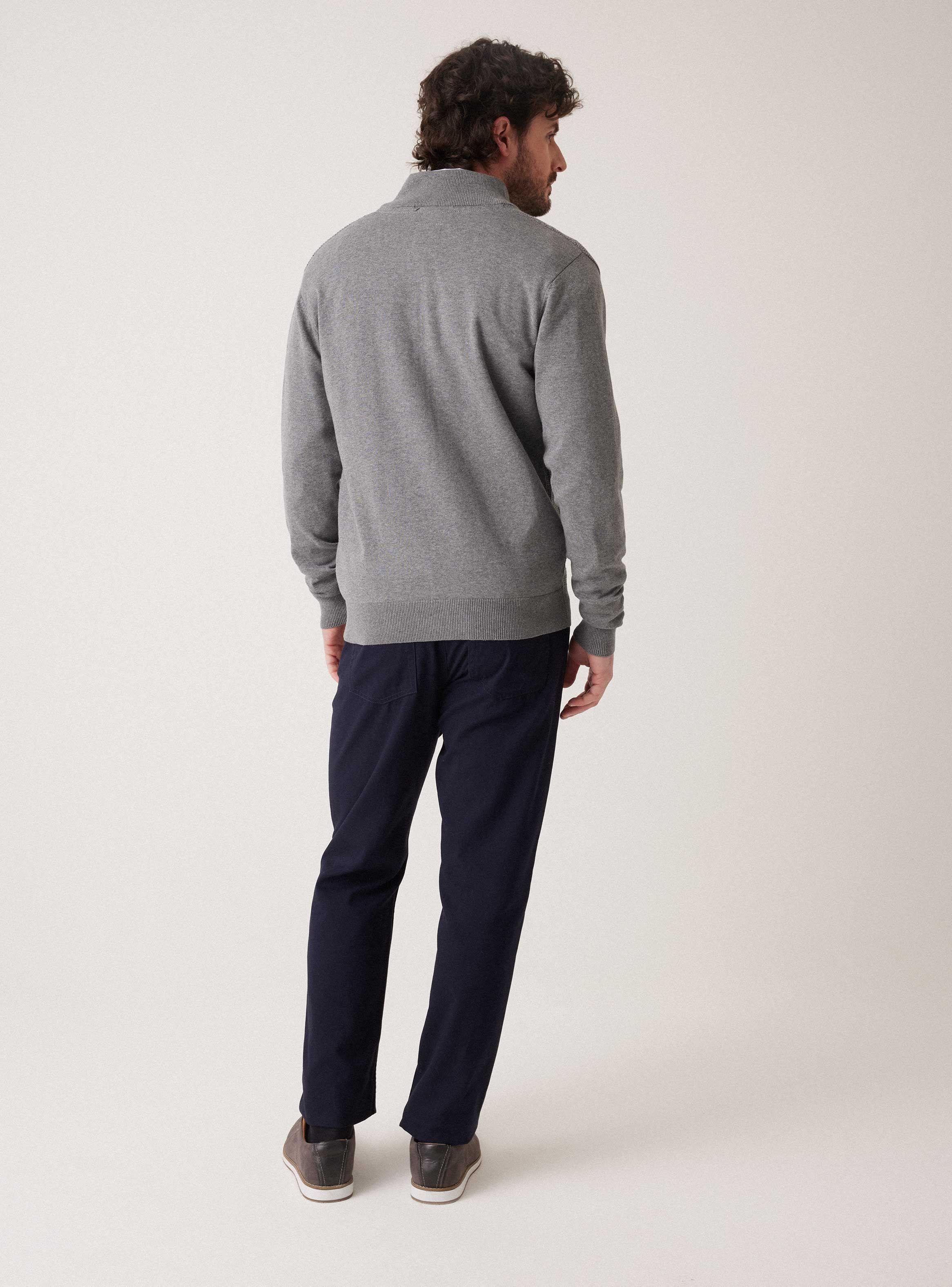 Sweater Cardigan con Bolsillo Lateral-5