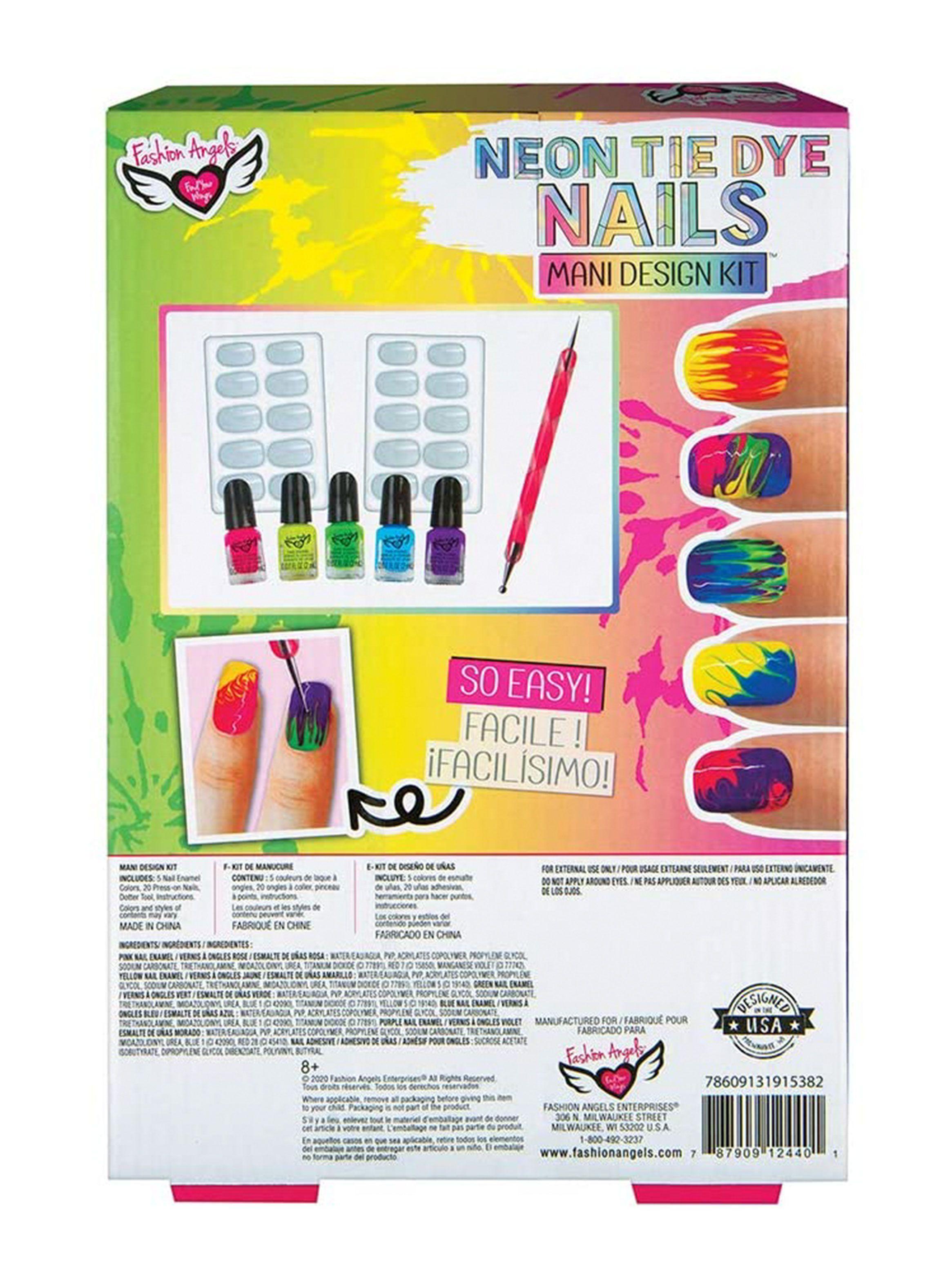 Set de Belleza Pinta Uñas Tie Dye Fashion Angels Alex-2