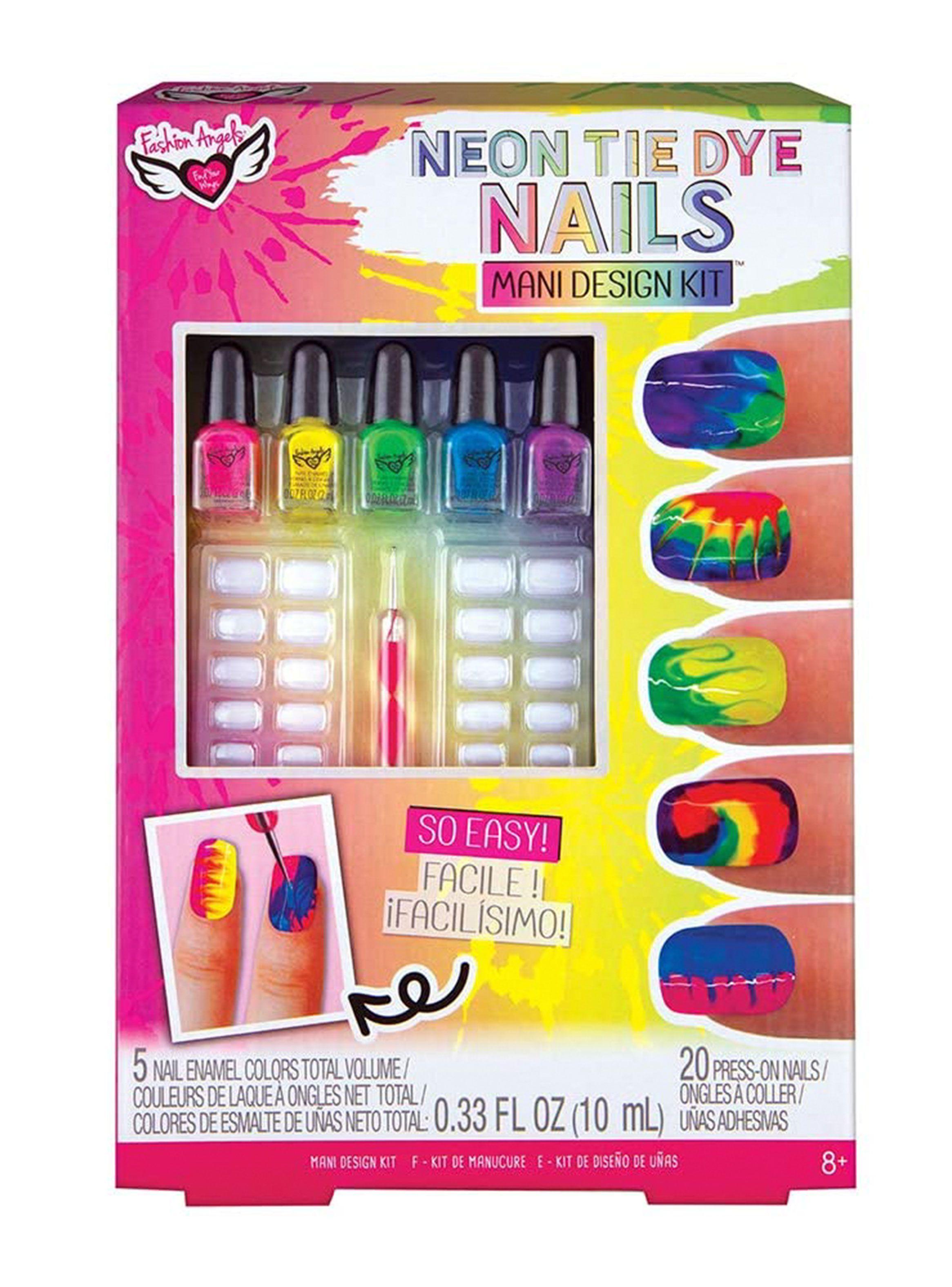 Set de Belleza Pinta Uñas Tie Dye Fashion Angels Alex-1