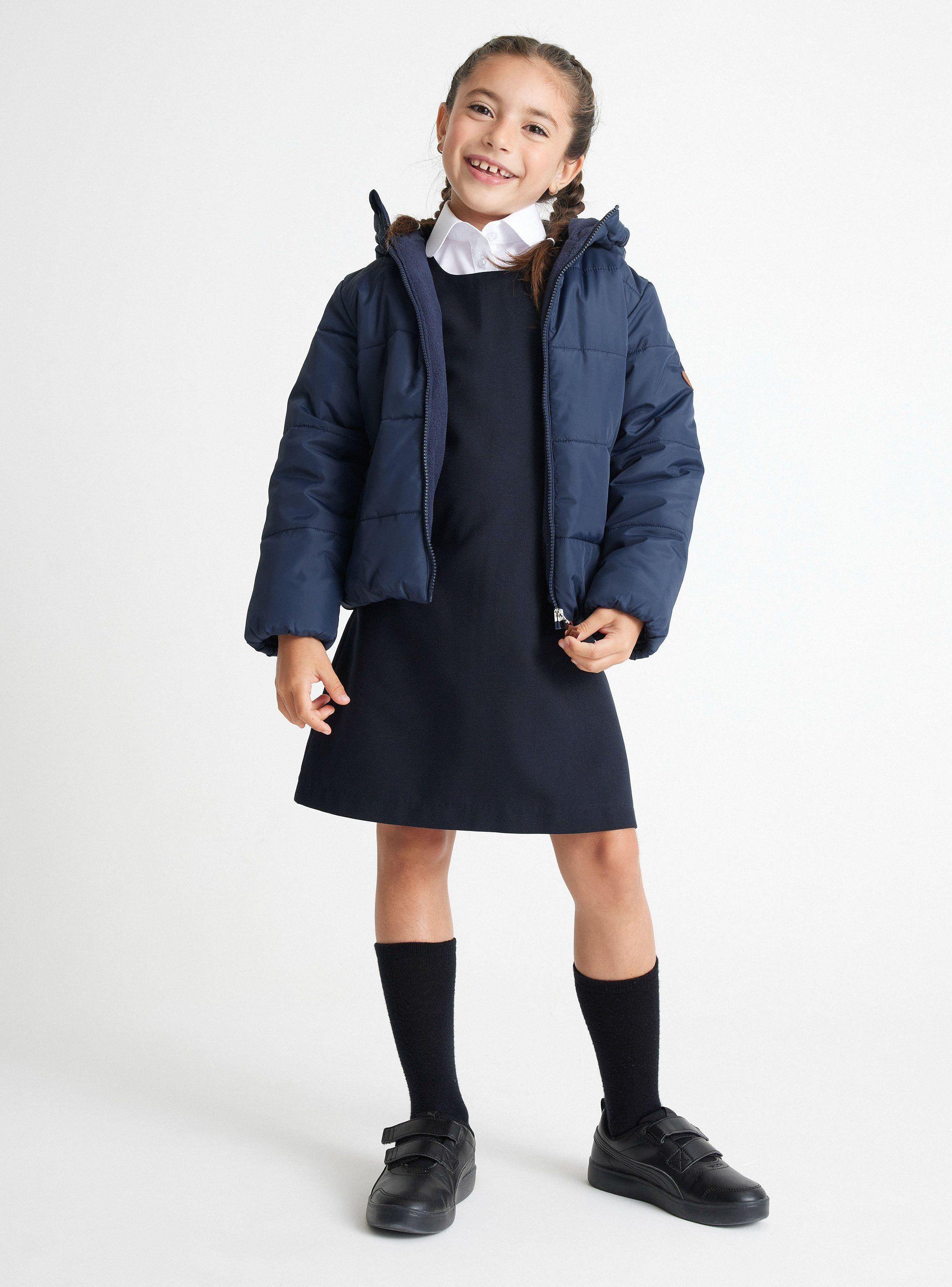 Parka Azul Niña Talla 6 A 10-3