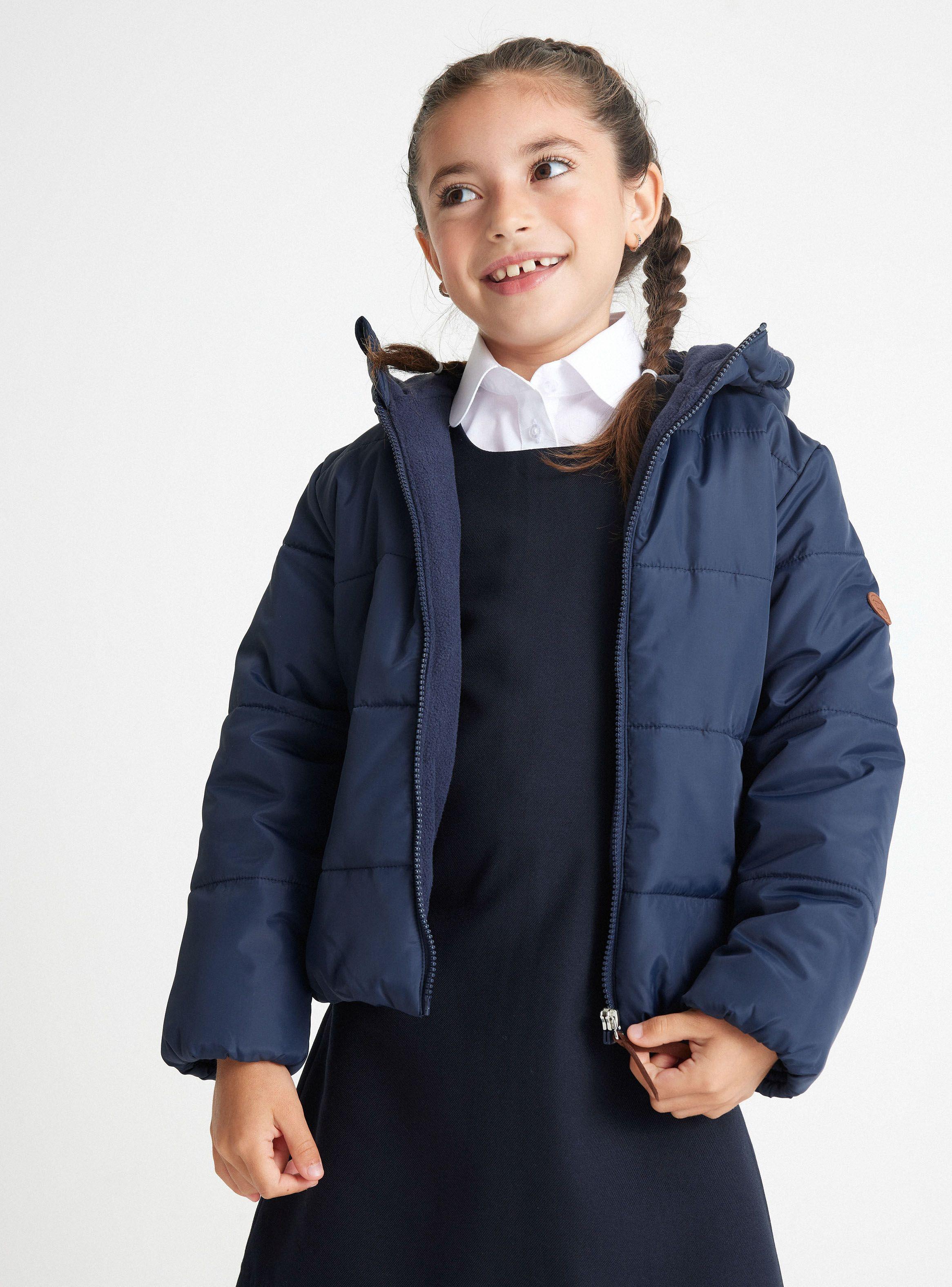Parka Azul Niña Talla 6 A 10-0