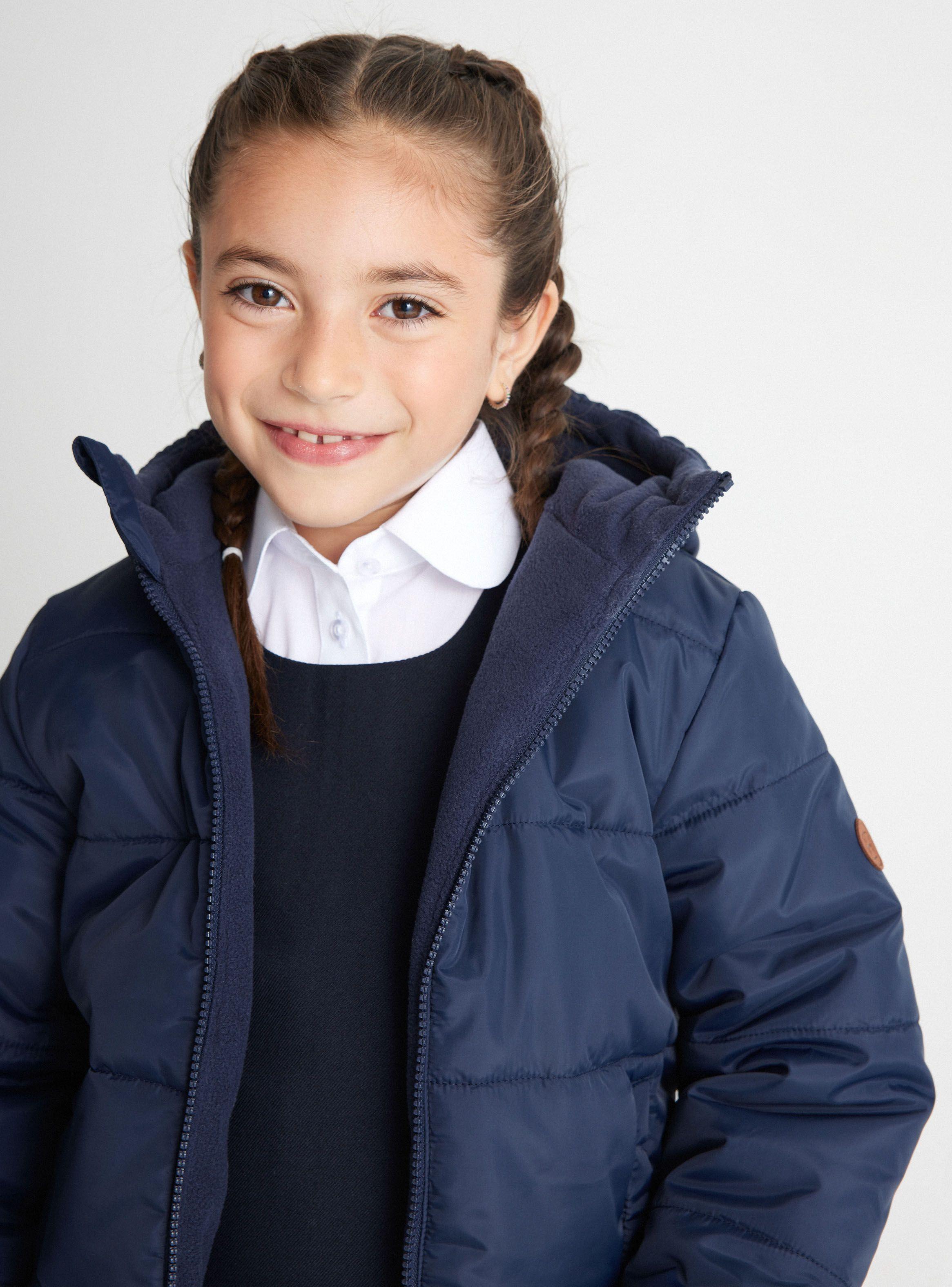 Parka Azul Niña Talla 6 A 10-2