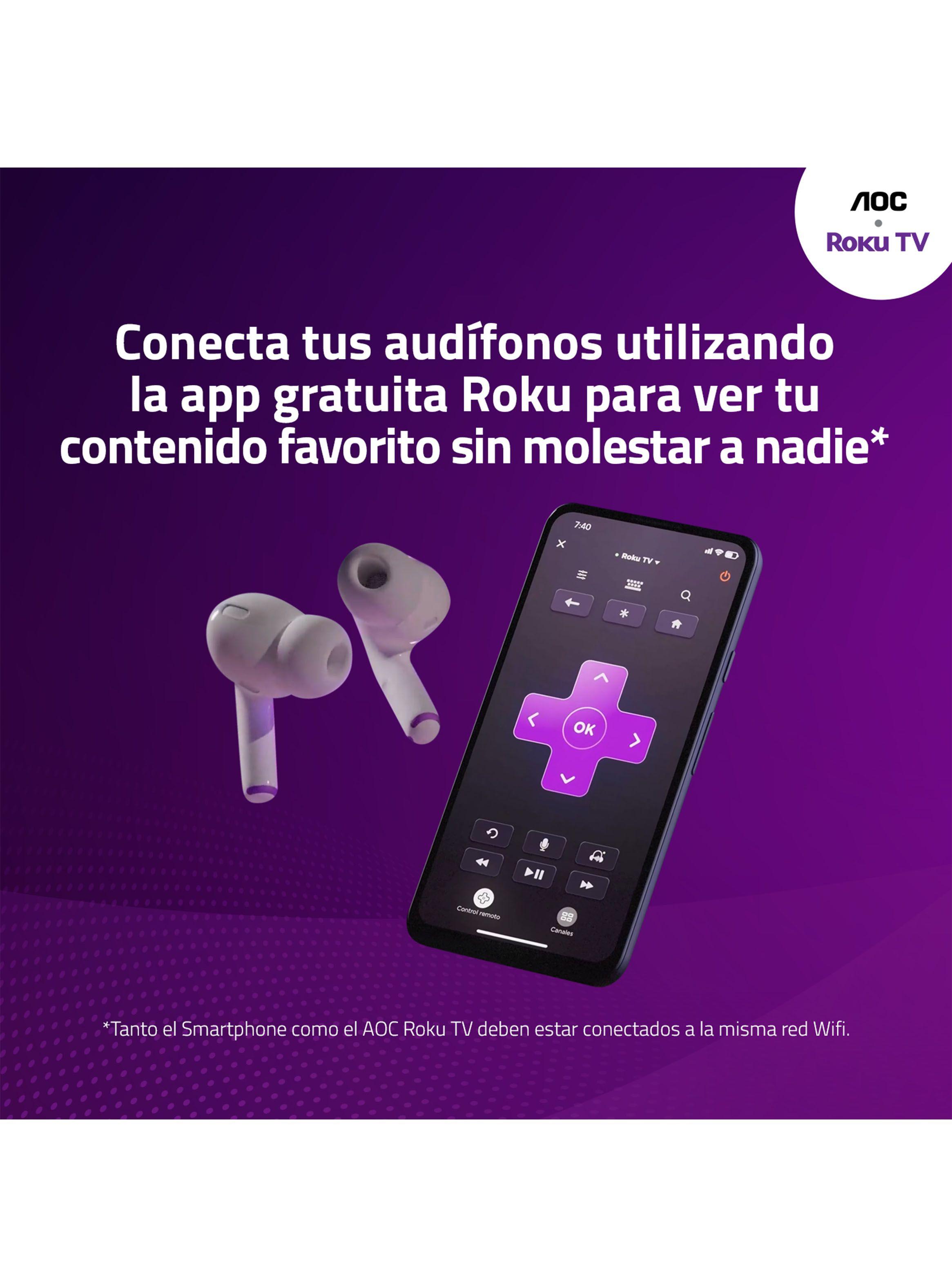 AOC Roku TV LED 32” HD Smart TV-6