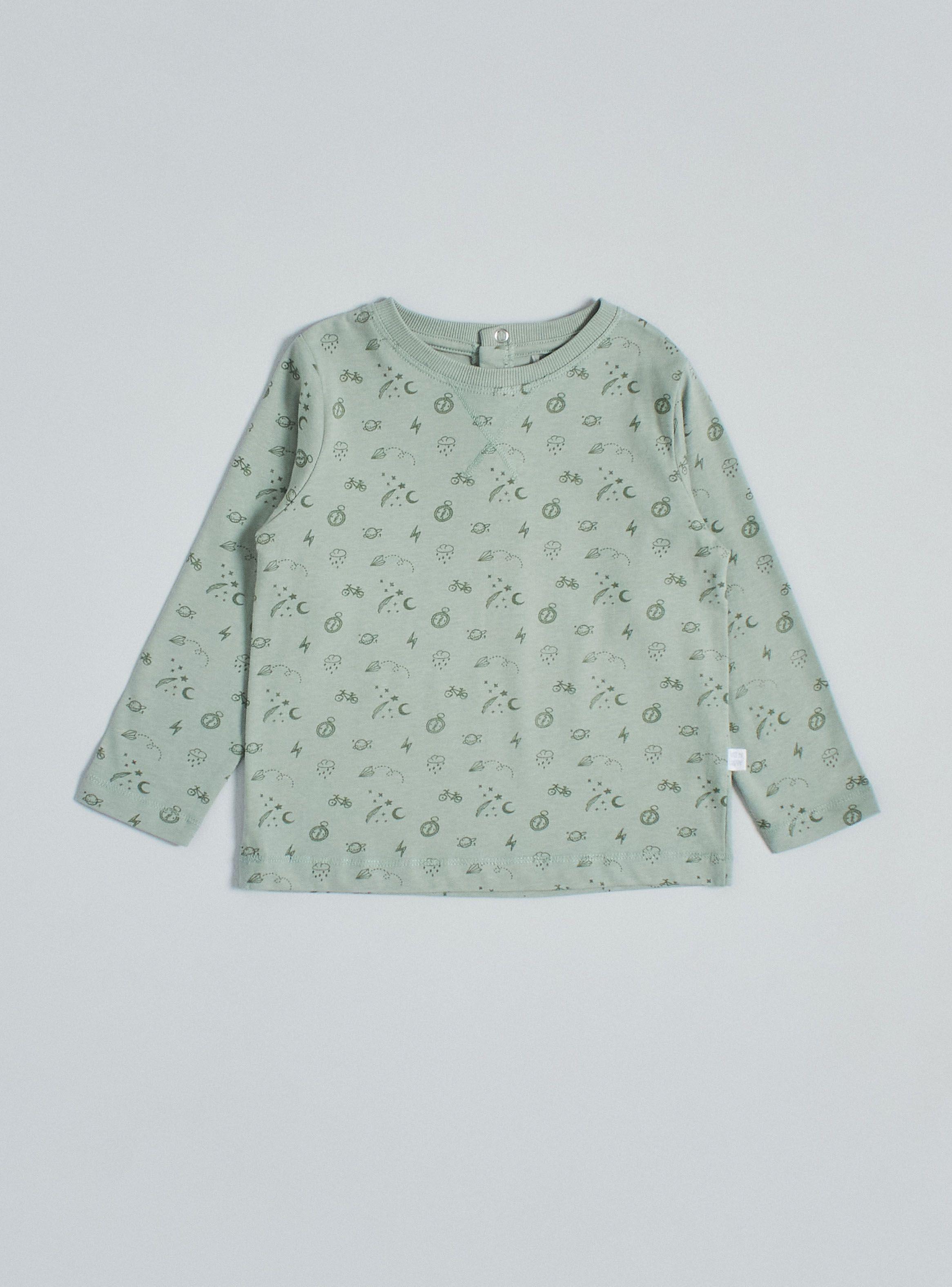 Polera Cuello Redondo con Estampado 2-0