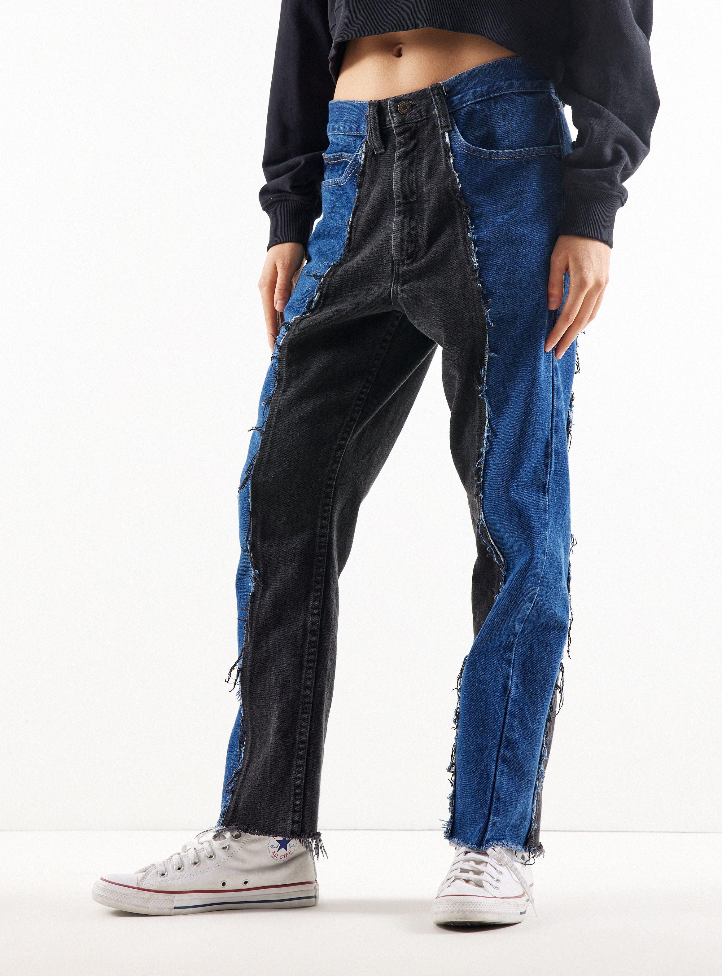 Jeans Lm Azul Negro-0