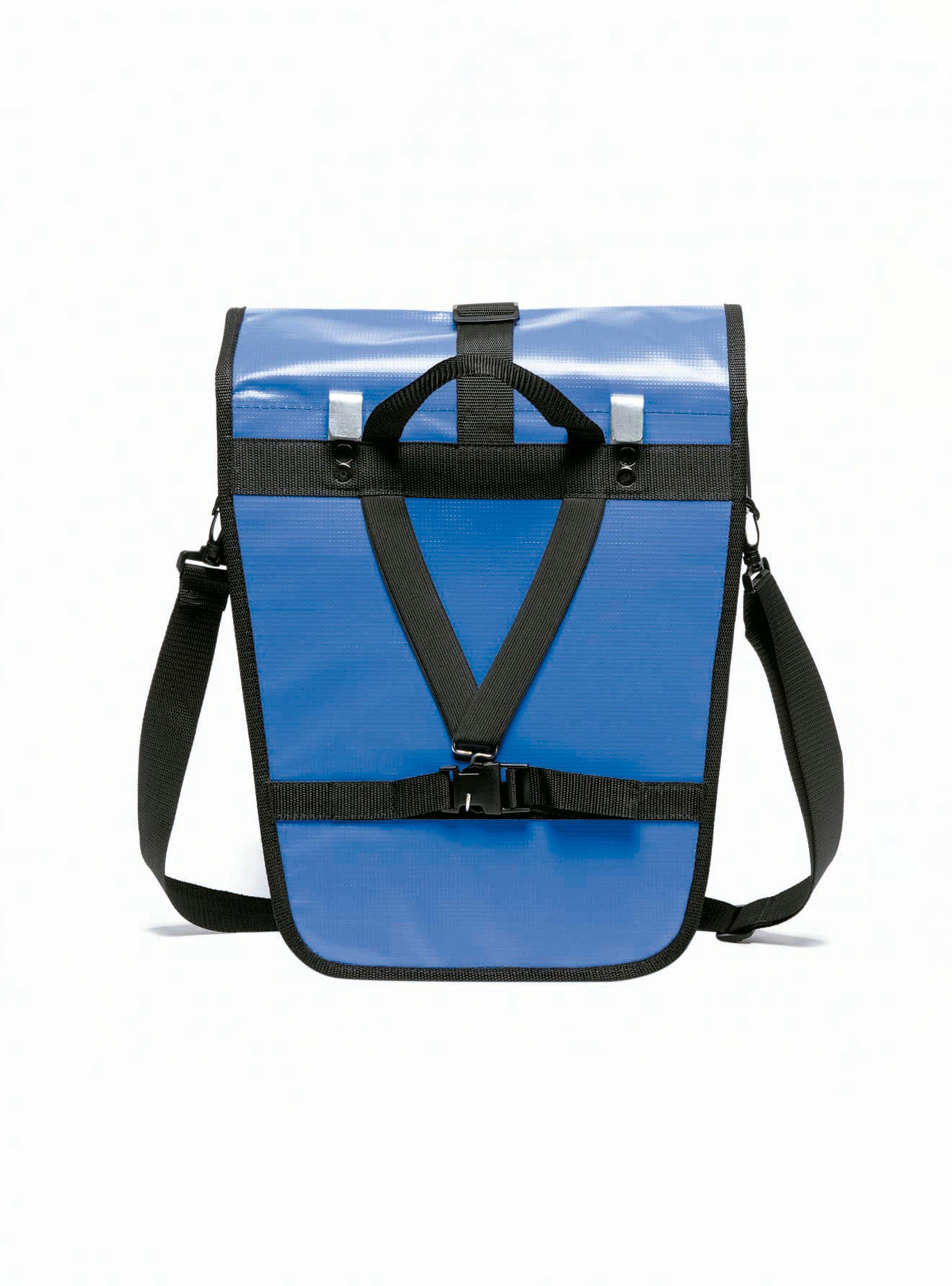 Alforja Onwheels Doble Impermeable Azul-3