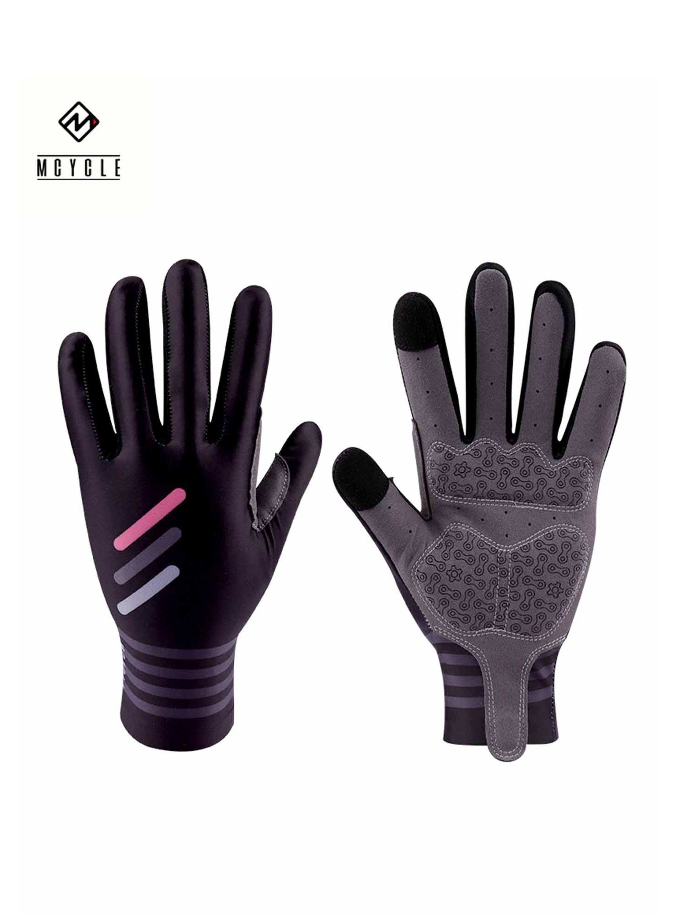 Guante Mcycle Largo NegroRosa-0