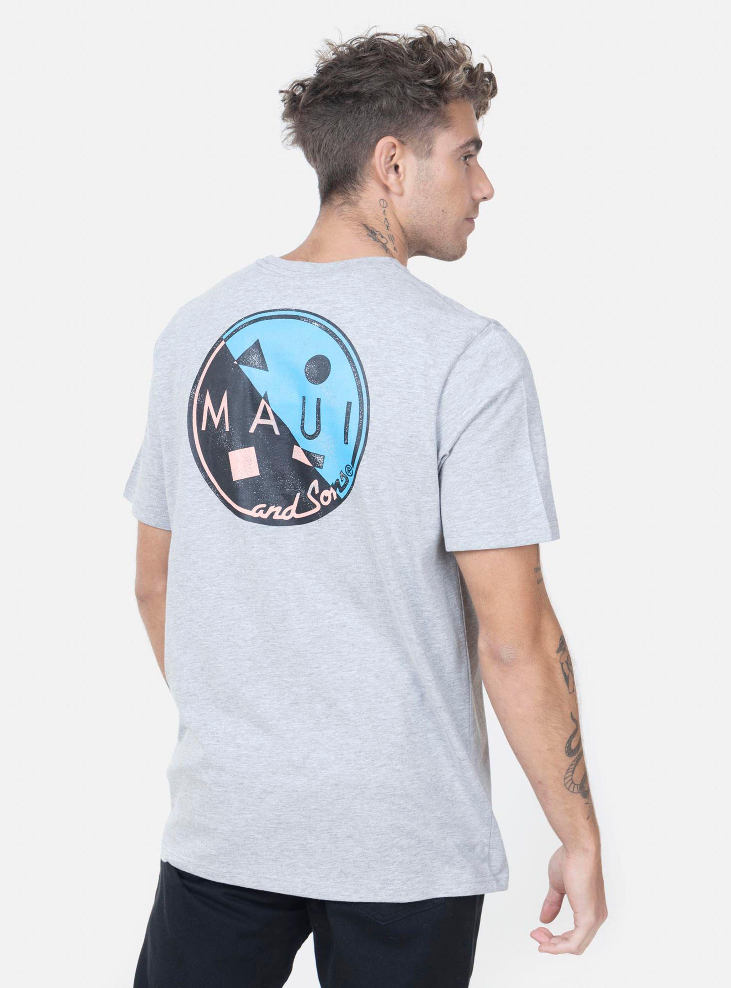 Polera Manga Corta Gris Hombre-1