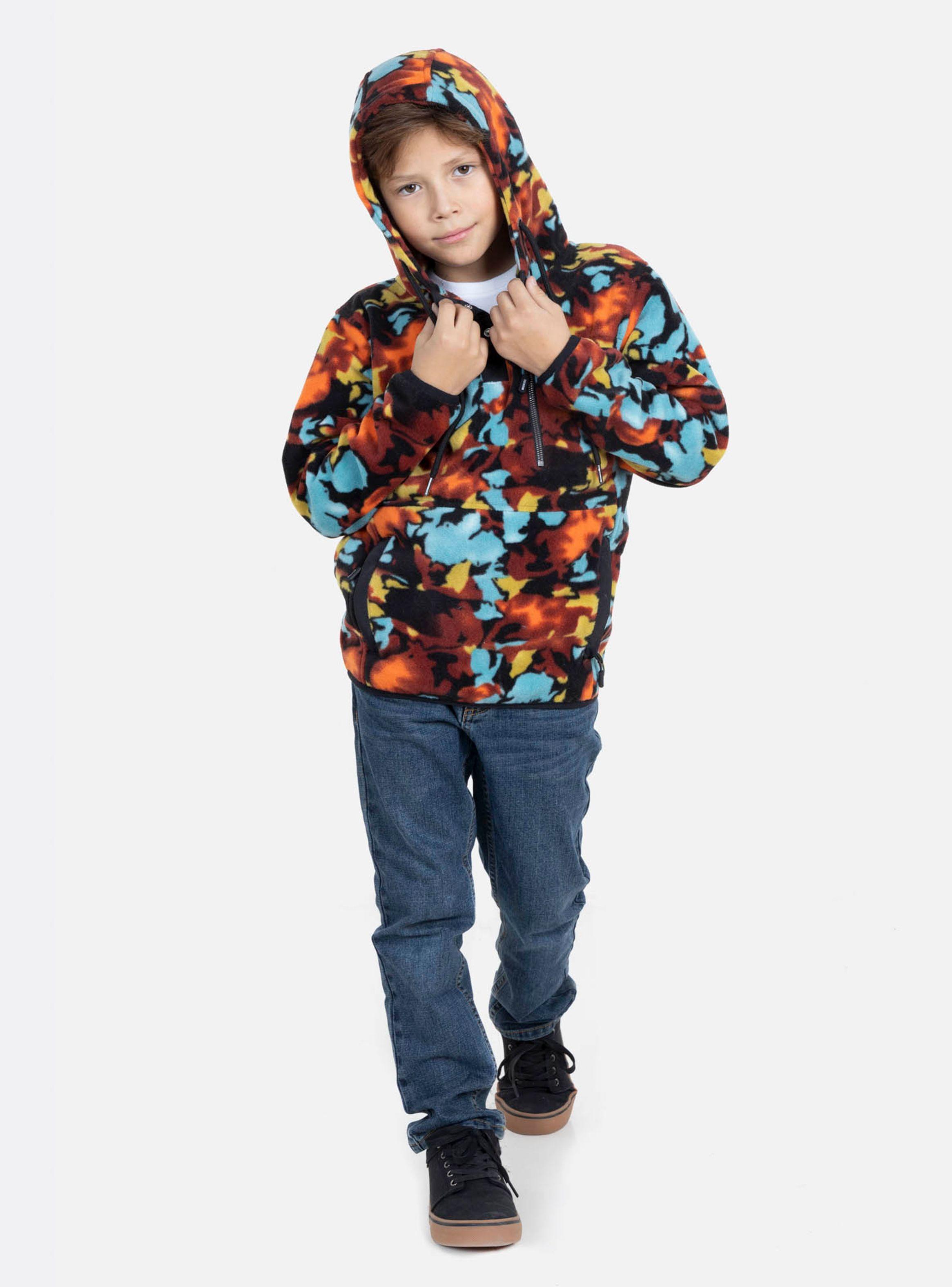 Polerón Canguro Estampado Multicolor-3