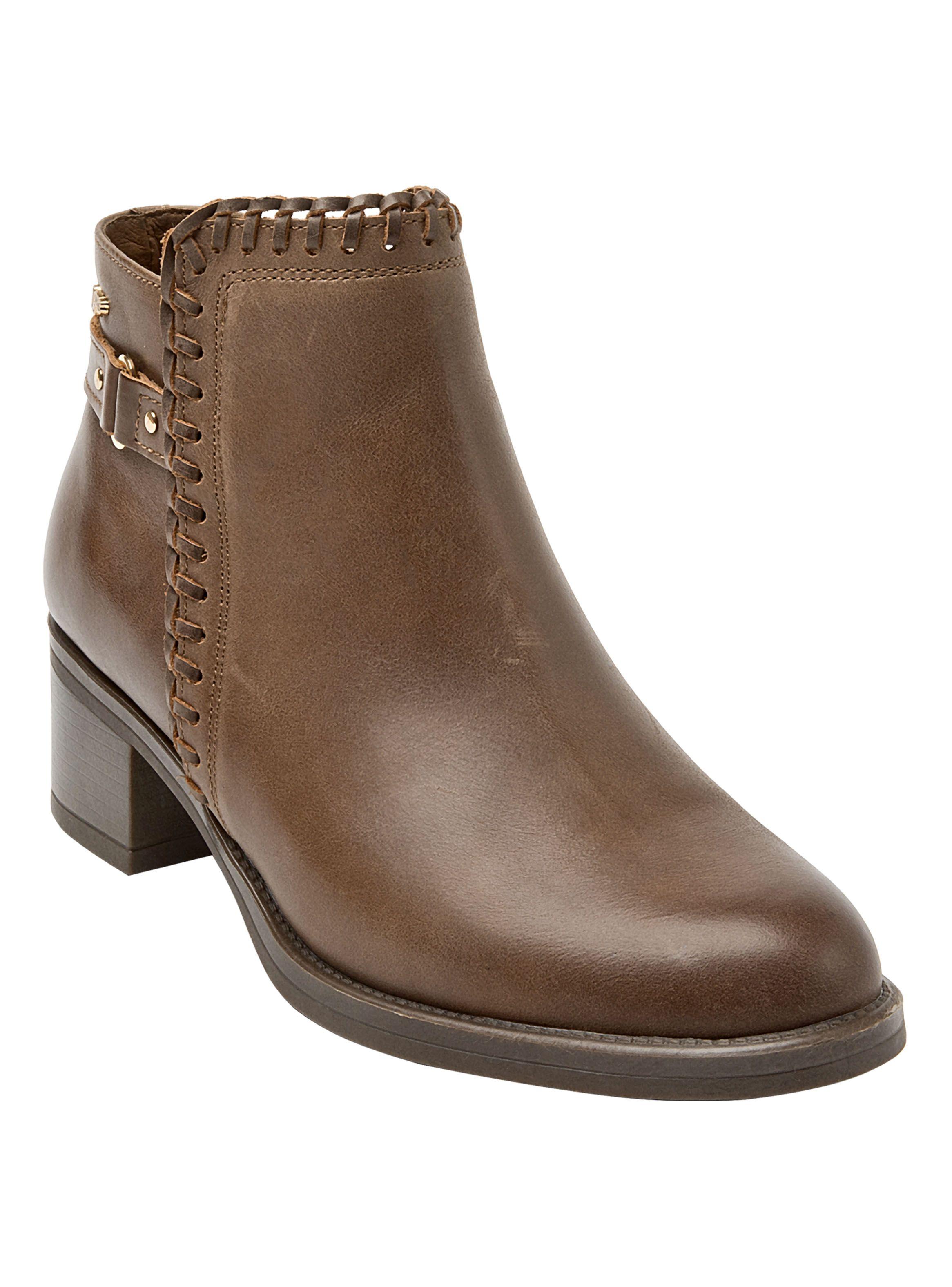 Botín Cuero J017 Mujer-1
