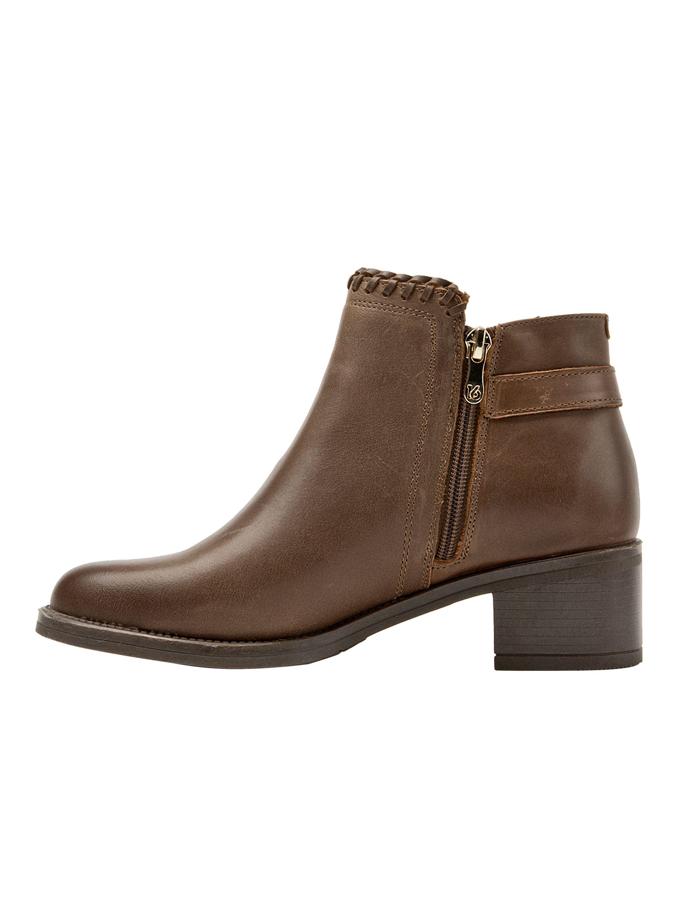 Botín Cuero J017 Mujer-2
