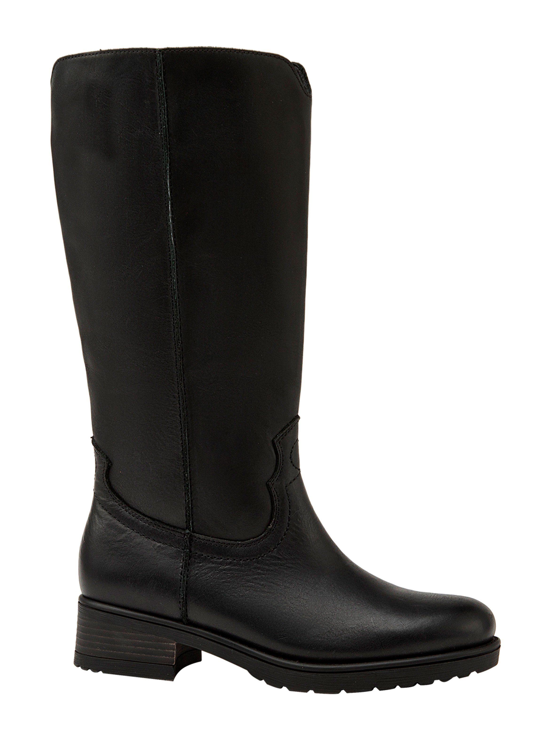 Bota Cj049 Cuero Mujer-0