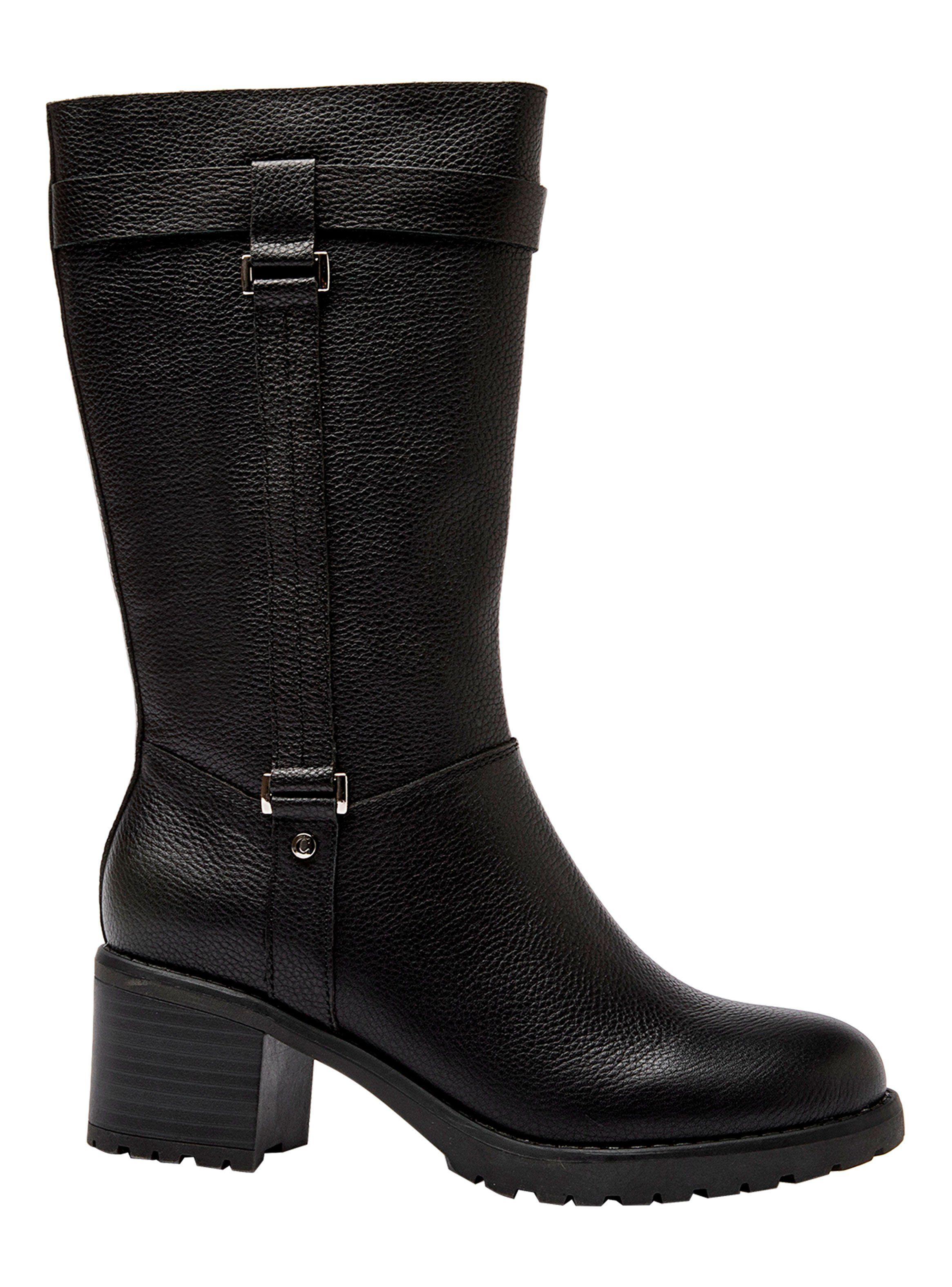 Bota Cuero Cj117 Mujer-0