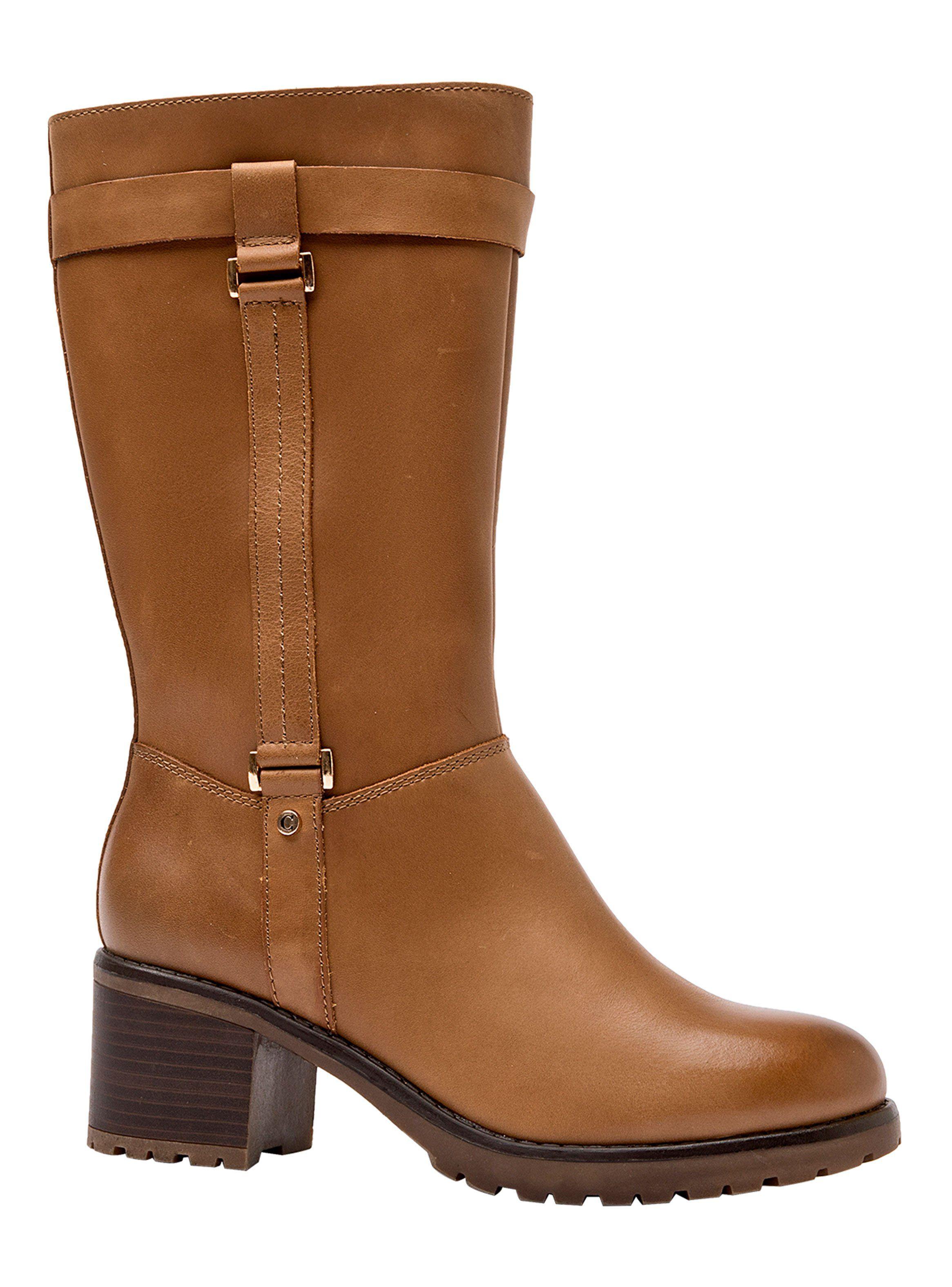 Bota Cuero Cj117 Mujer-0