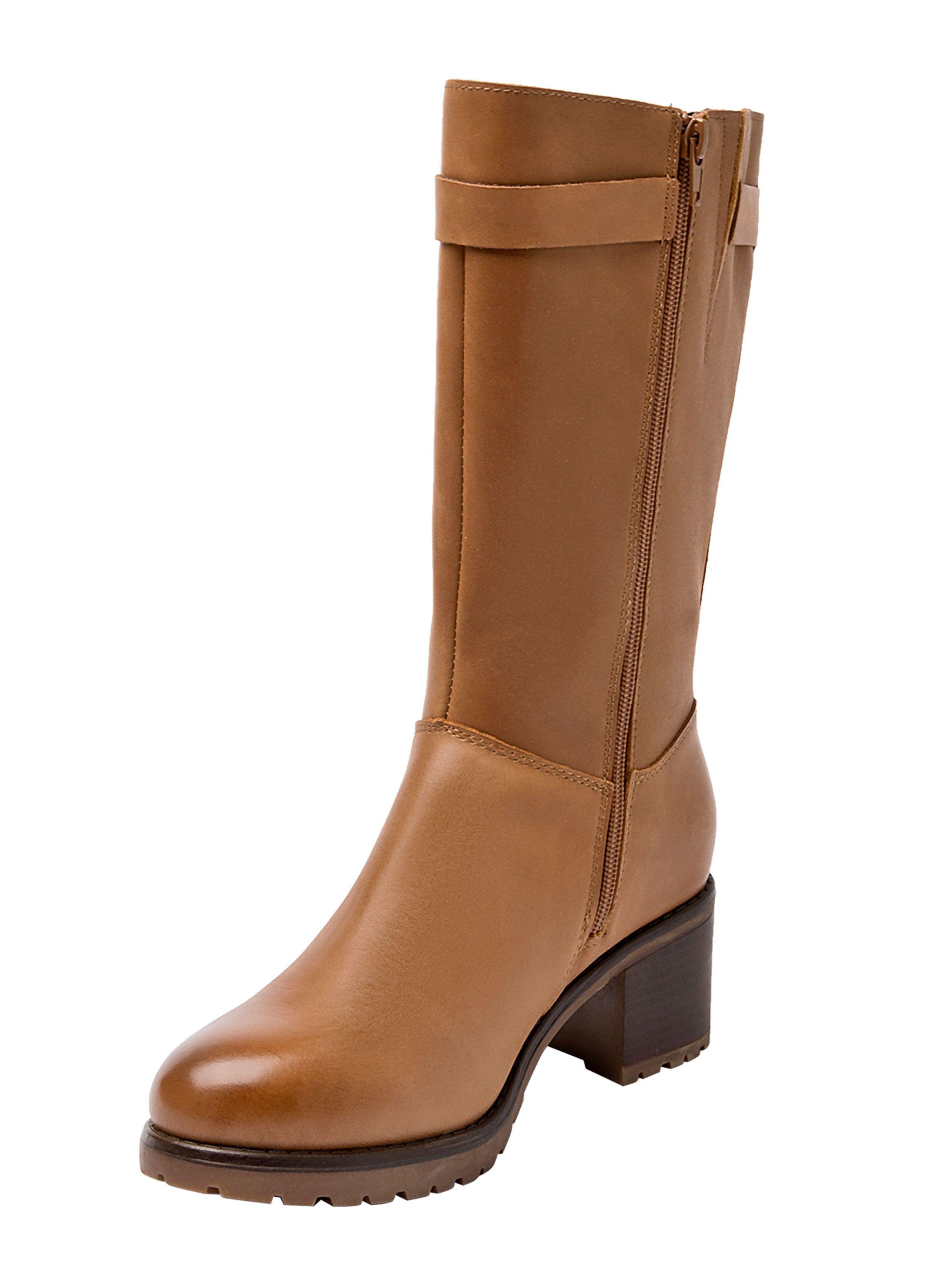 Bota Cuero Cj117 Mujer-2