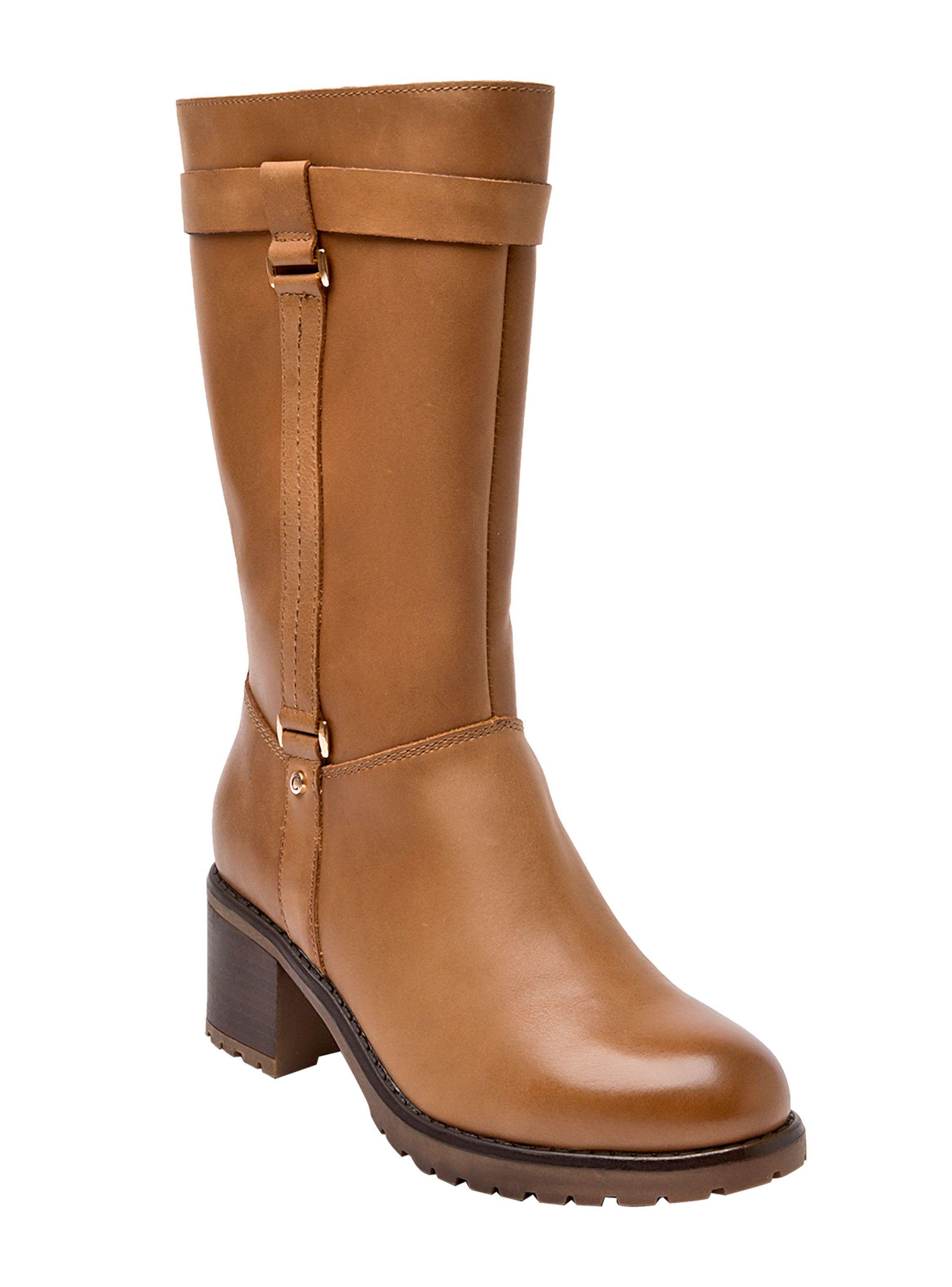 Bota Cuero Cj117 Mujer-1